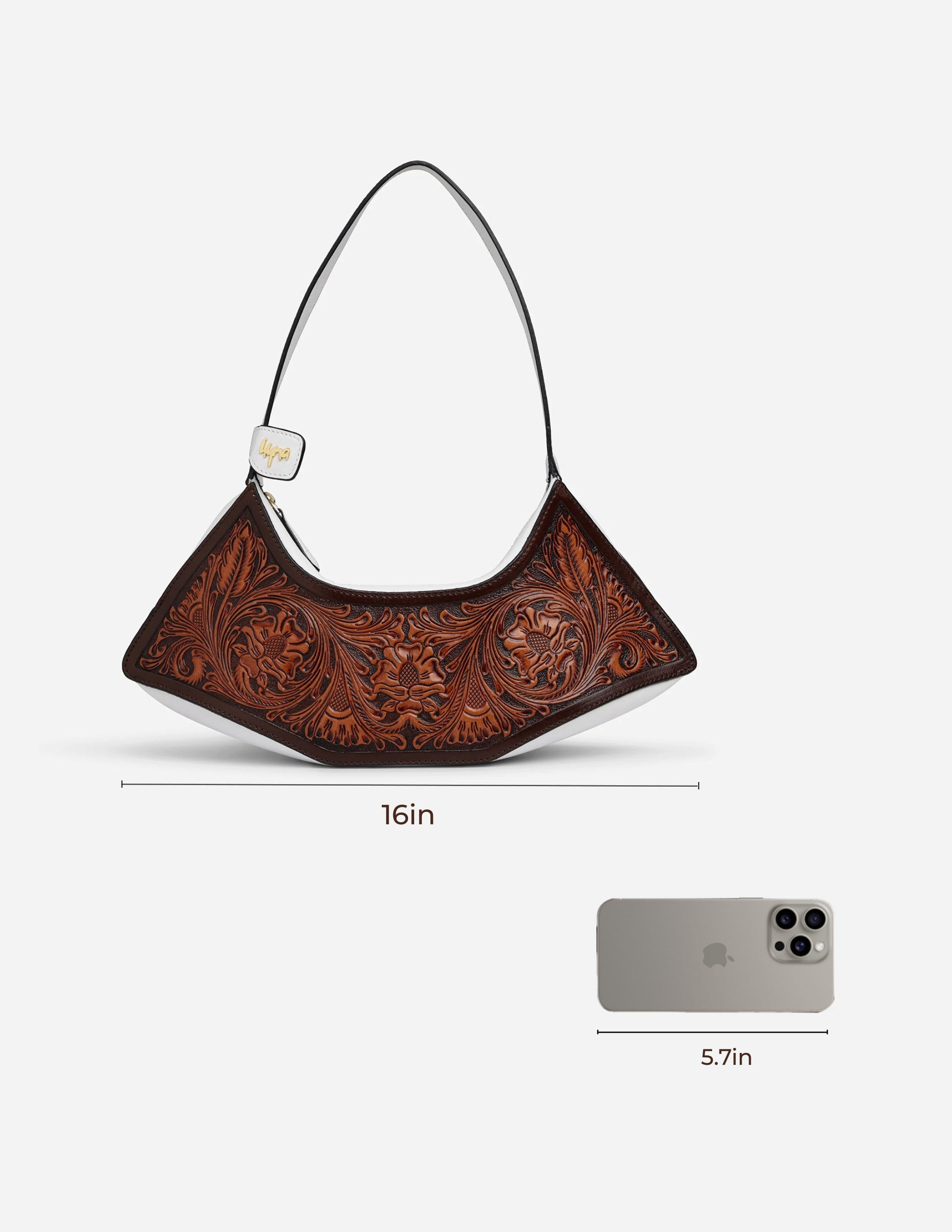 Hyna leather bag