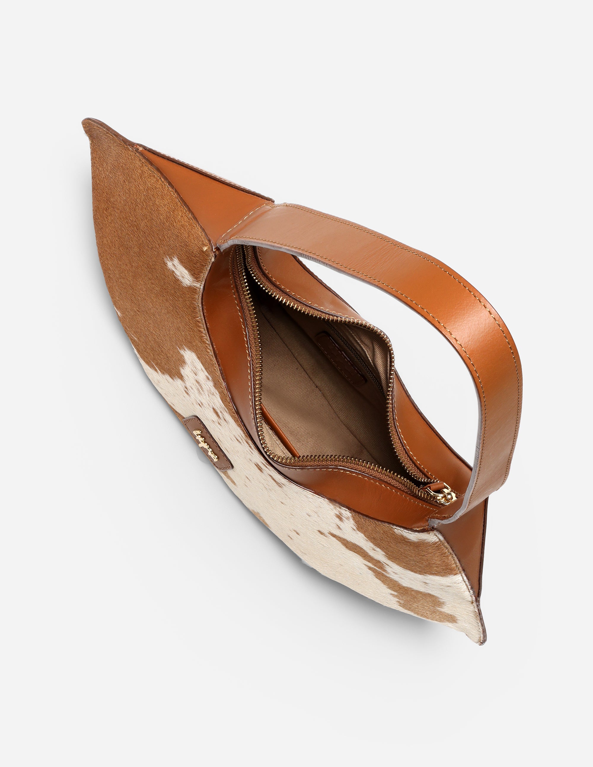 Hyna - tan leather shoulder bag