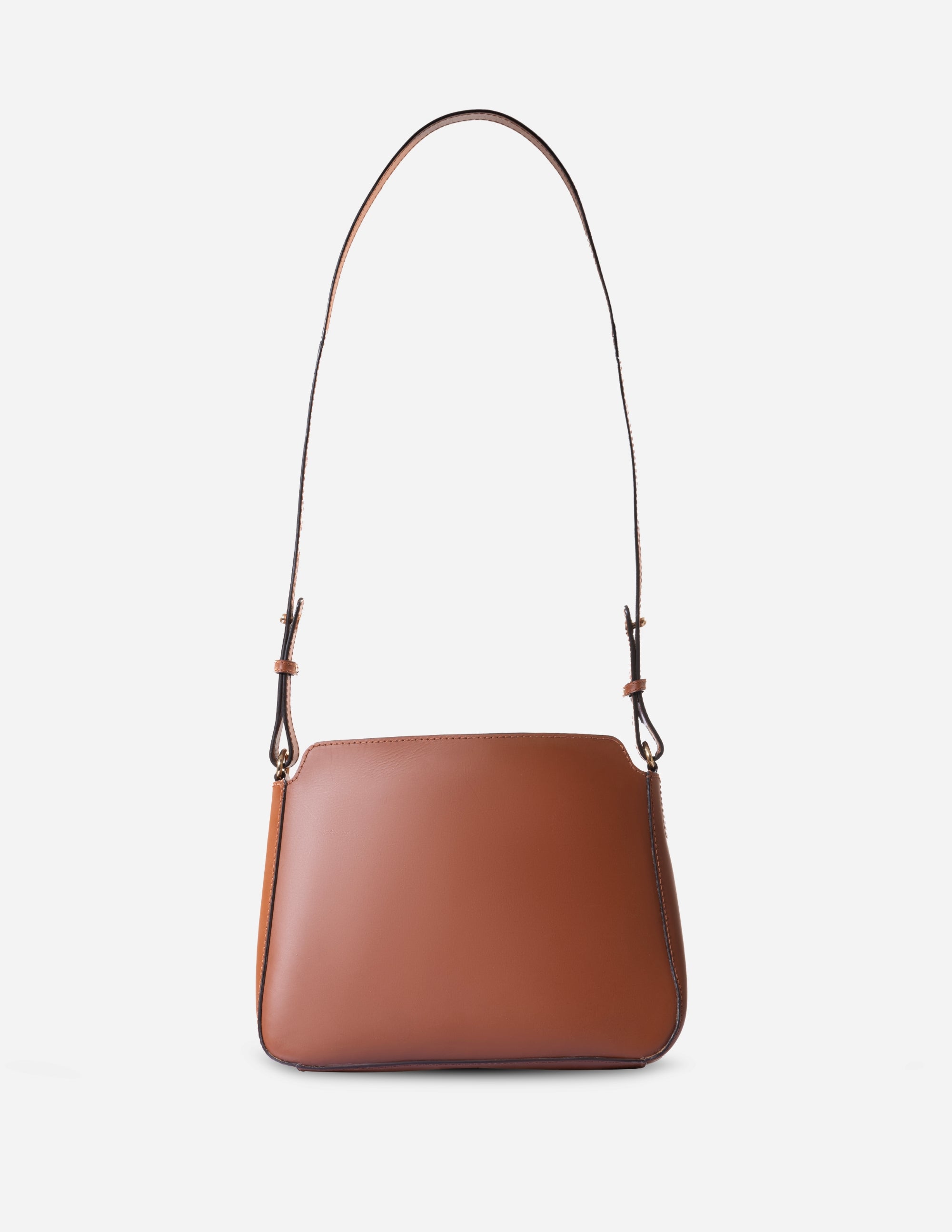 best tan cowhide crossbody purse - Hyna