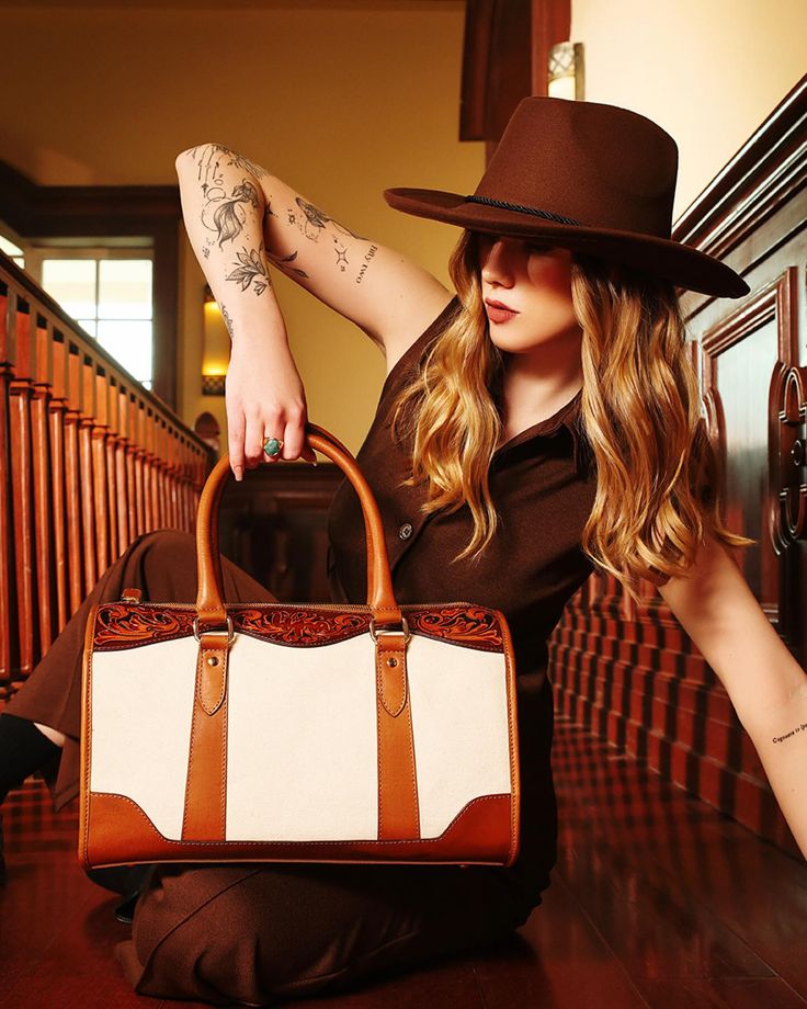 Leather Duffle bags