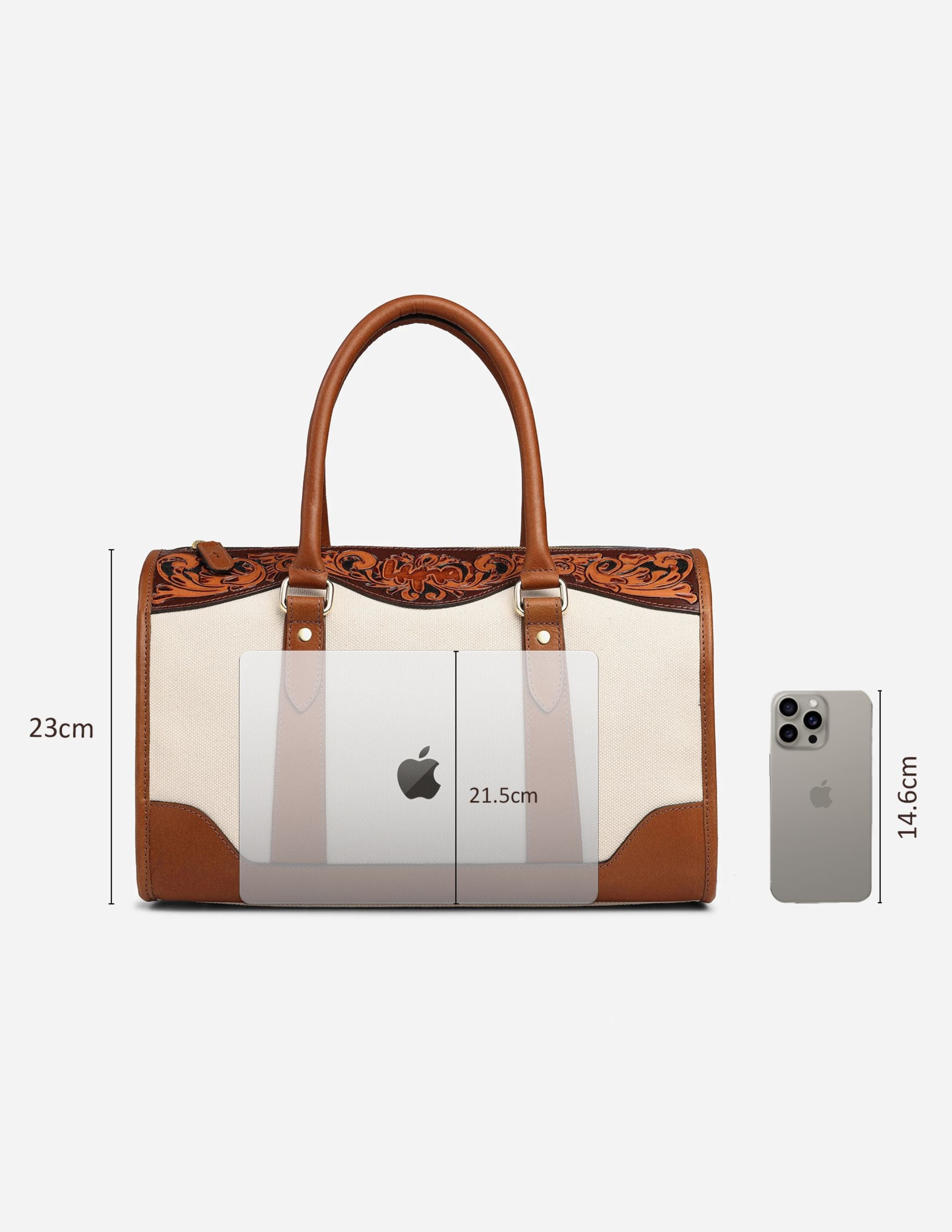 Luxury Hyna Cactus Queen Duffel Bag