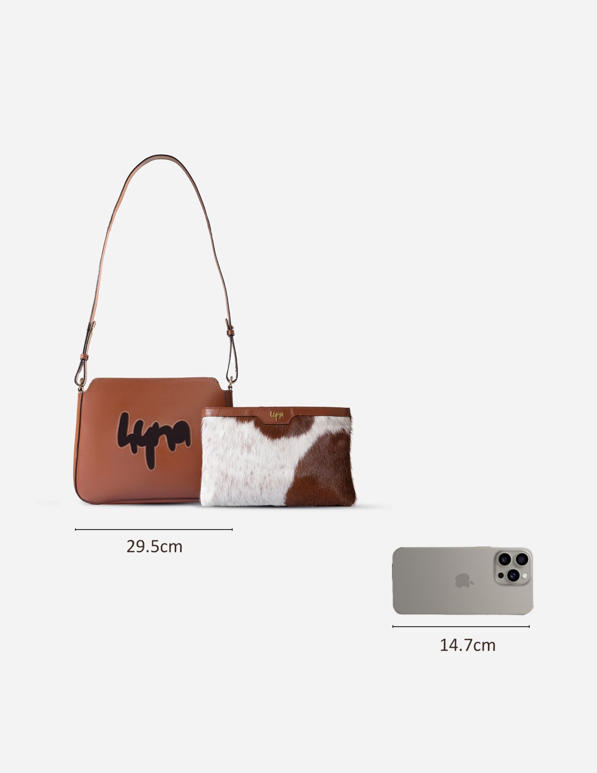 Hyna Fierce Ember Crossbody Bag (Tan)