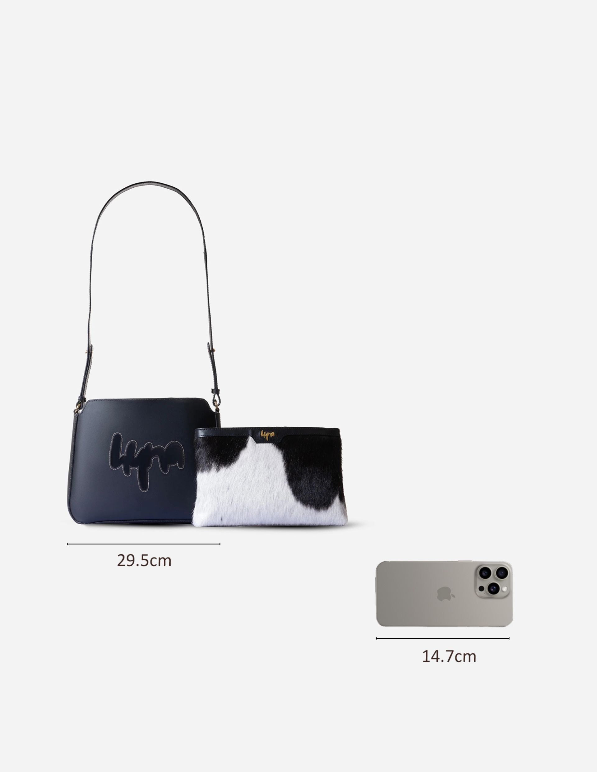 Hyna Fierce Ember Crossbody Bag (Black)
