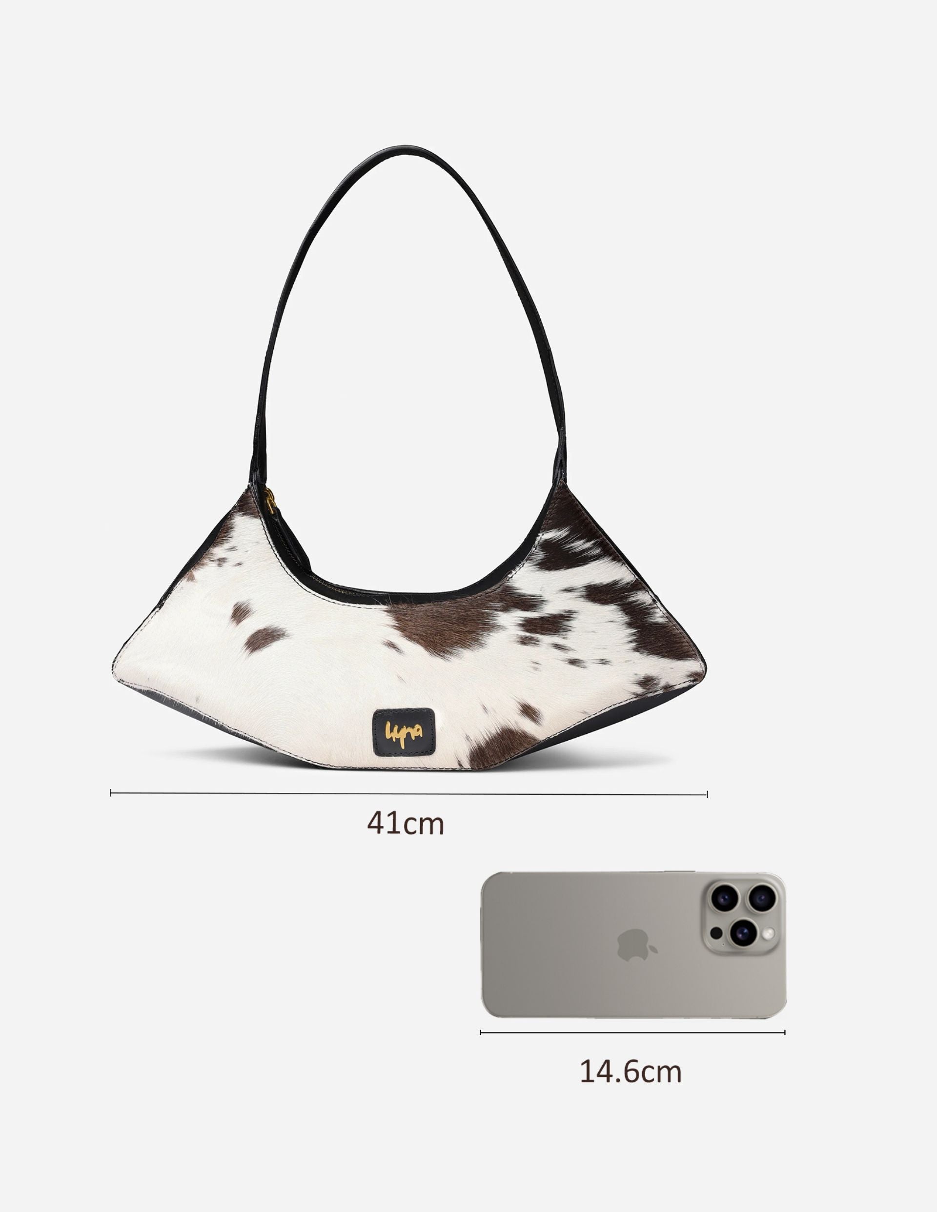 Hyna Nocturne Renegade Shoulder Bag (Black & White)