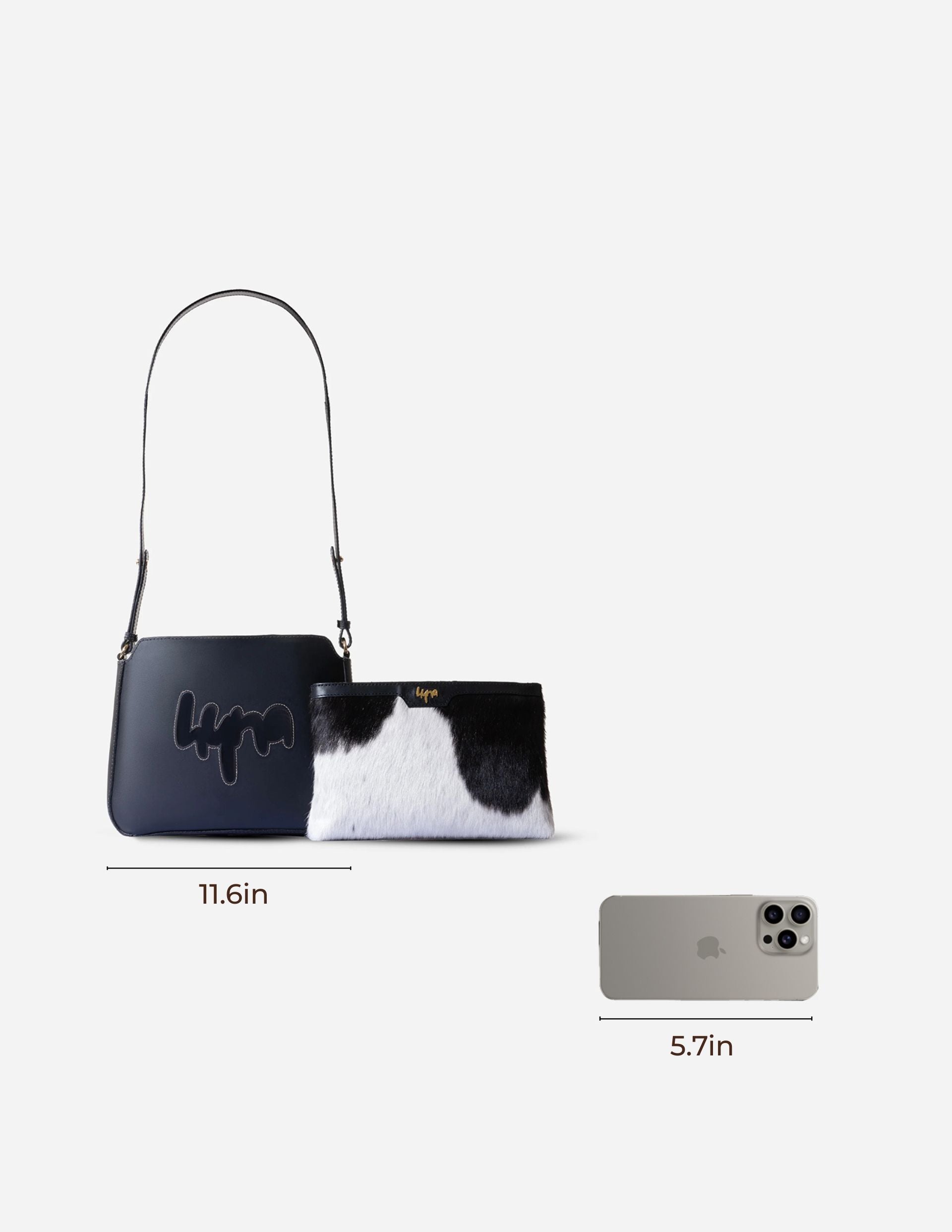 Hyna Fierce Ember Crossbody Bag (Black)