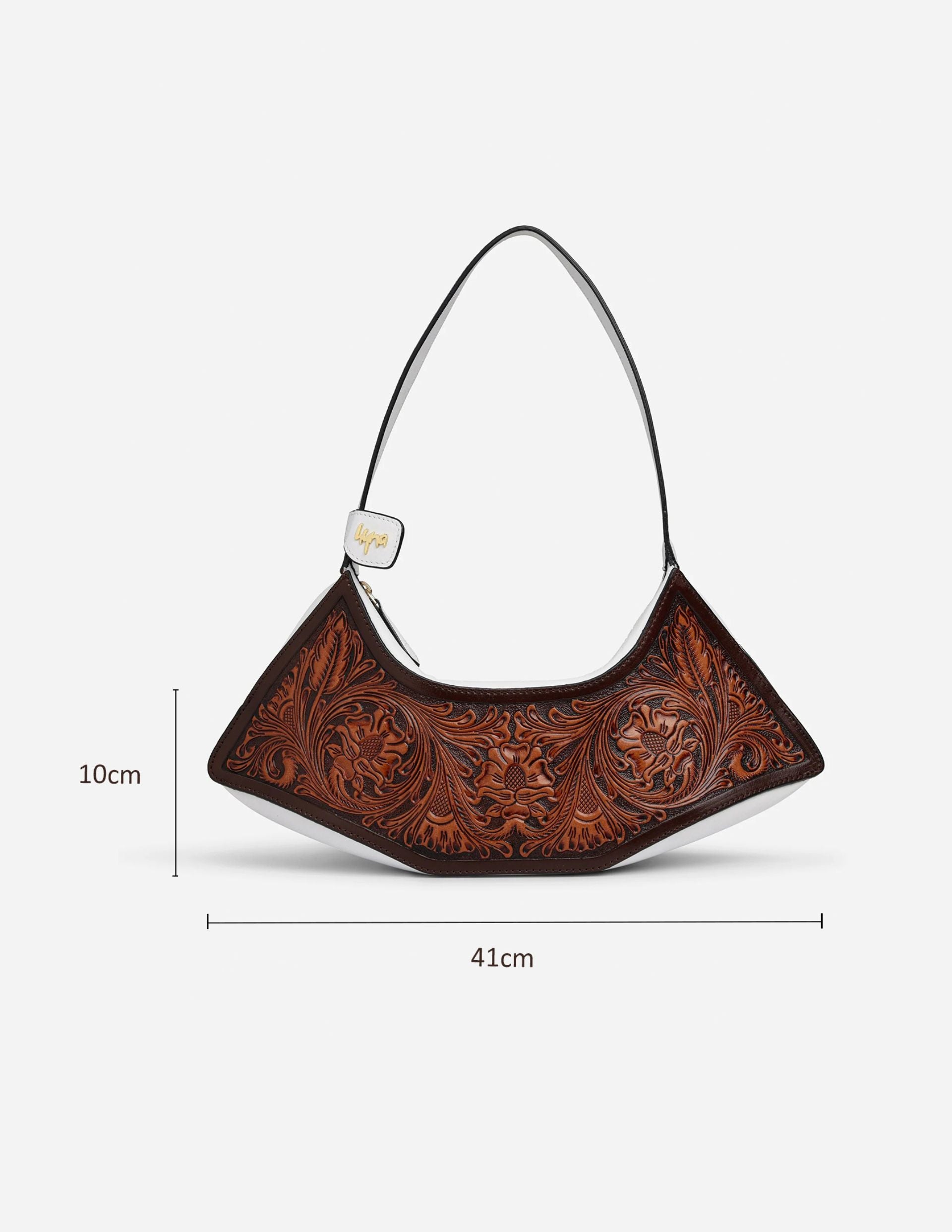 Premium Hyna Pearl Flame Shoulder Bag