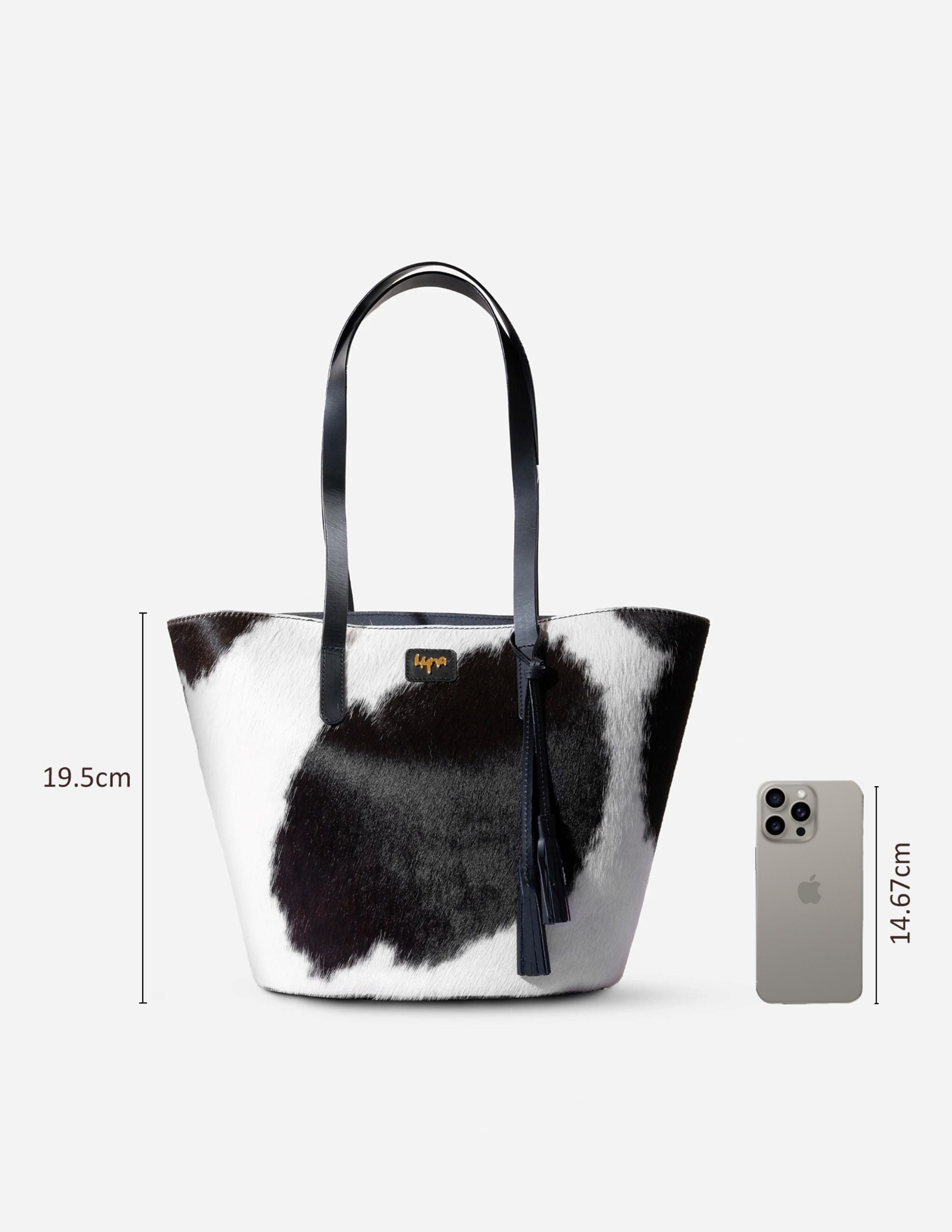 Hyna Aurora Titan Tote Bag (Black & White)