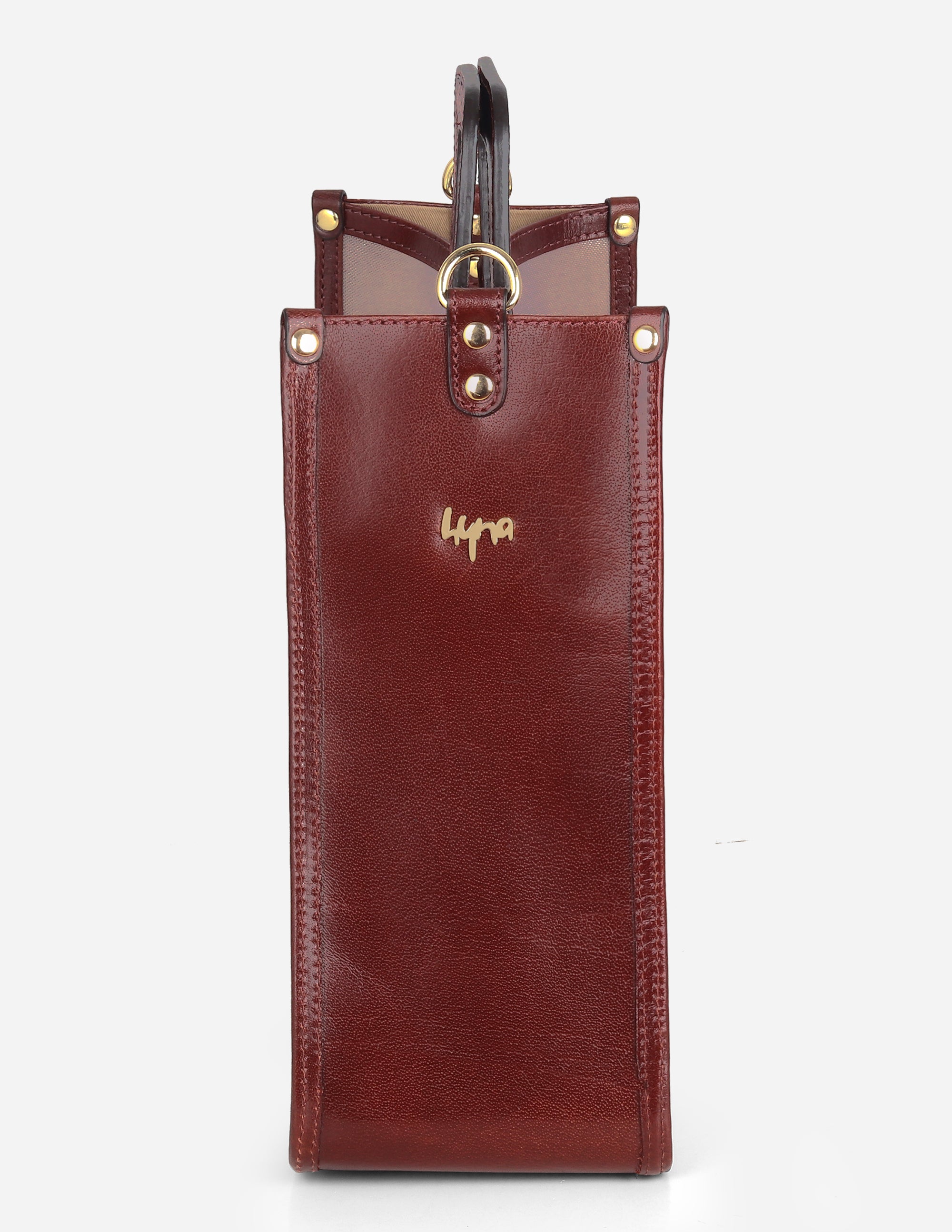 Hyna Opal Sheer Leather Handbag