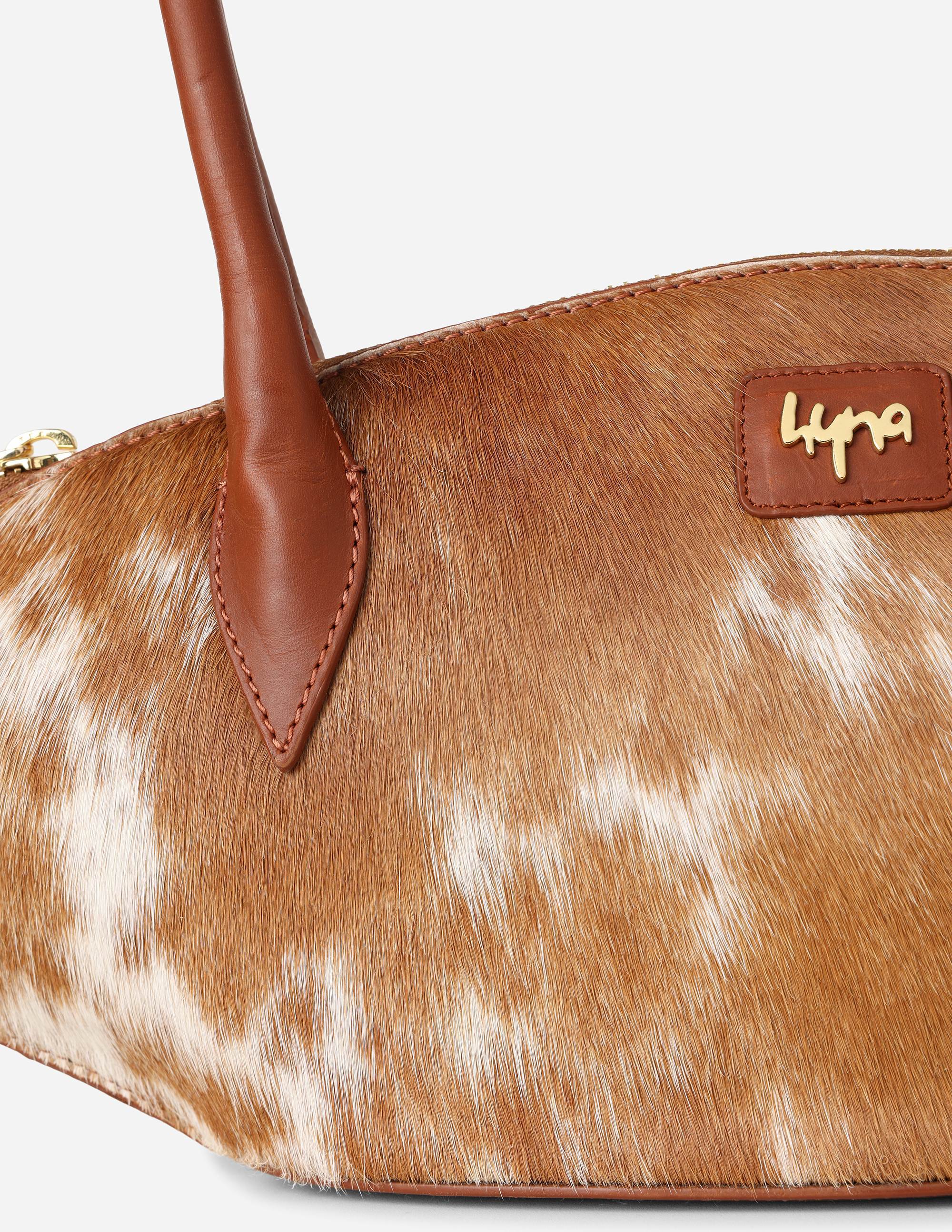 Hyna Marquise Shoulder Bag (Natural Tan)