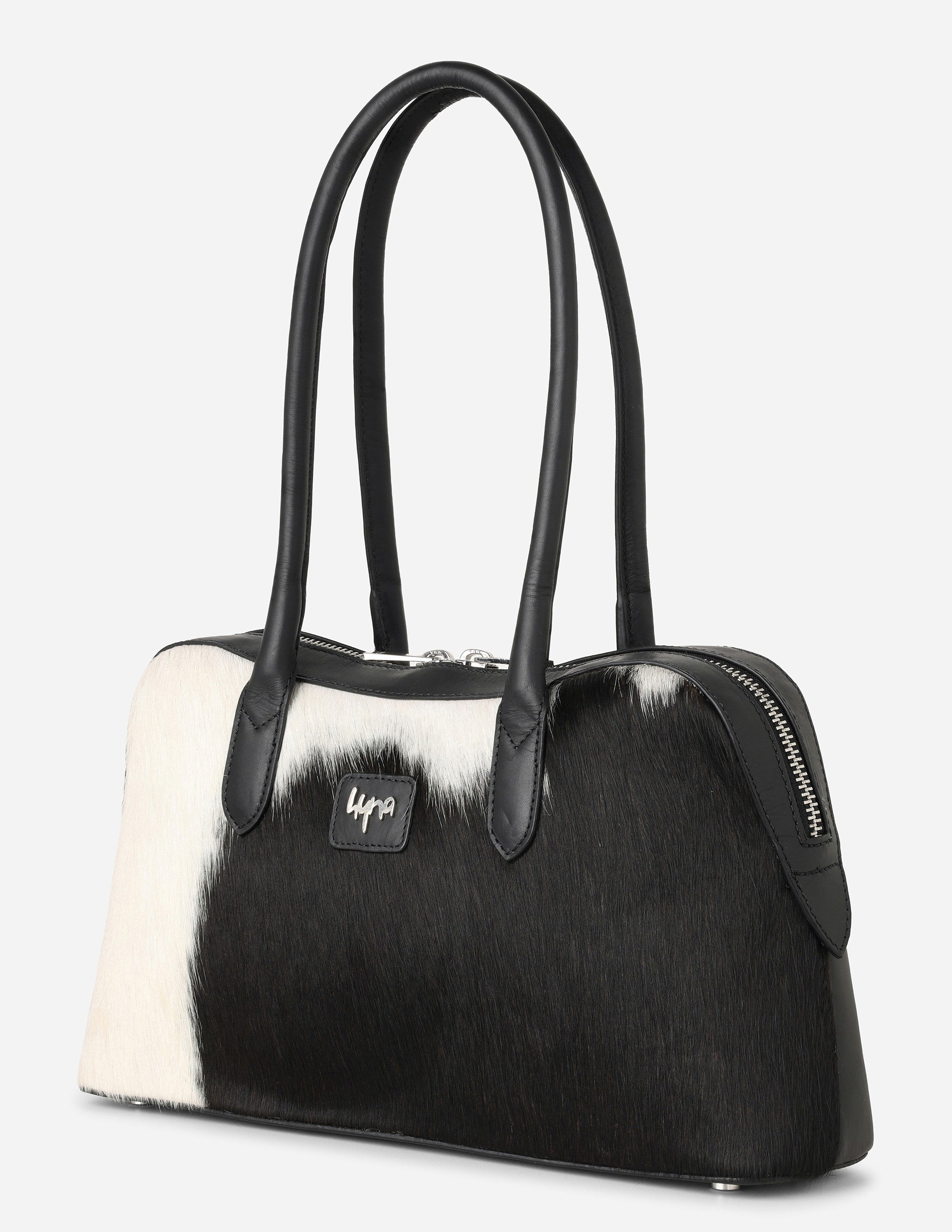 Hyna Catalina Shoulder Bag (Natural B&W)