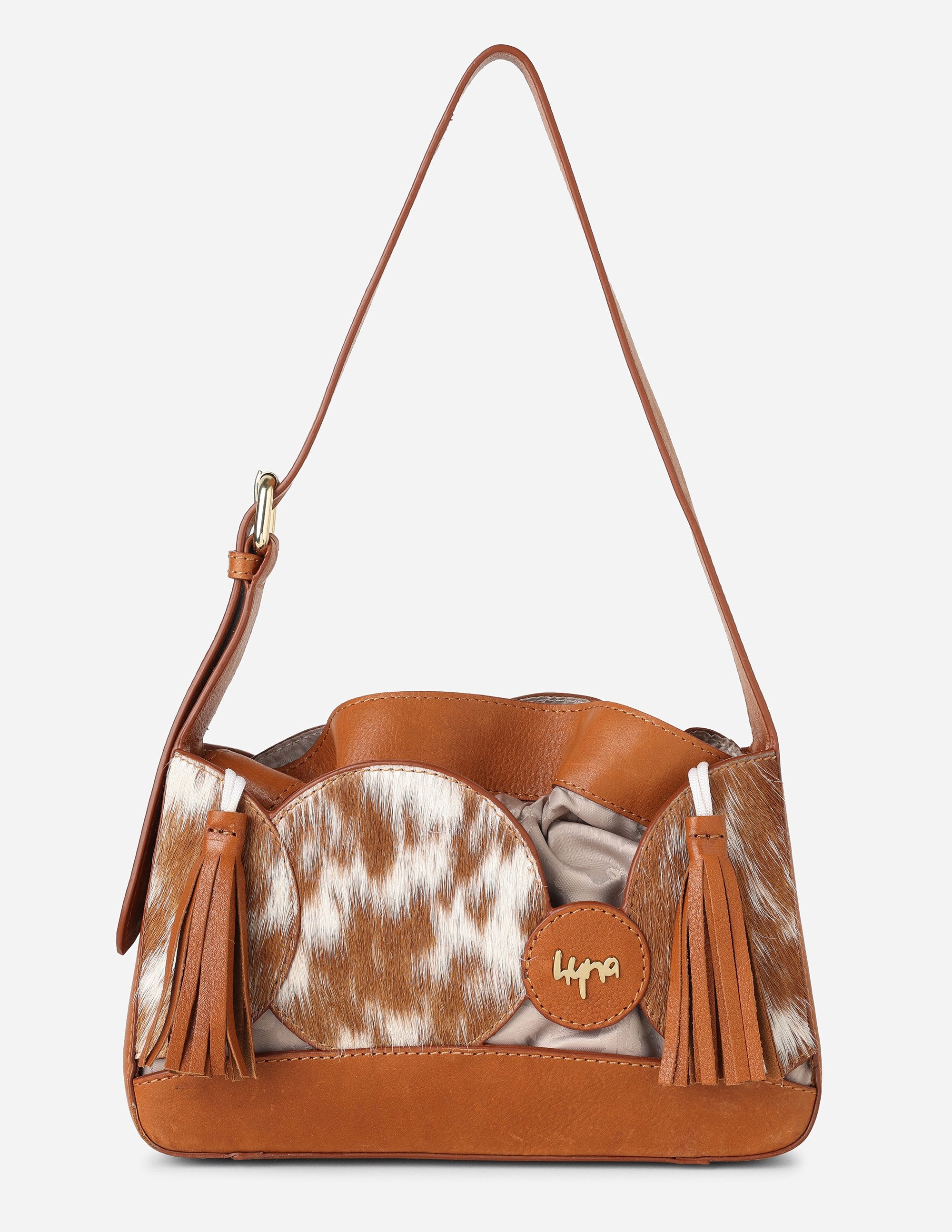Hyna Bubble Muse Shoulder Bag (Natural Tan)