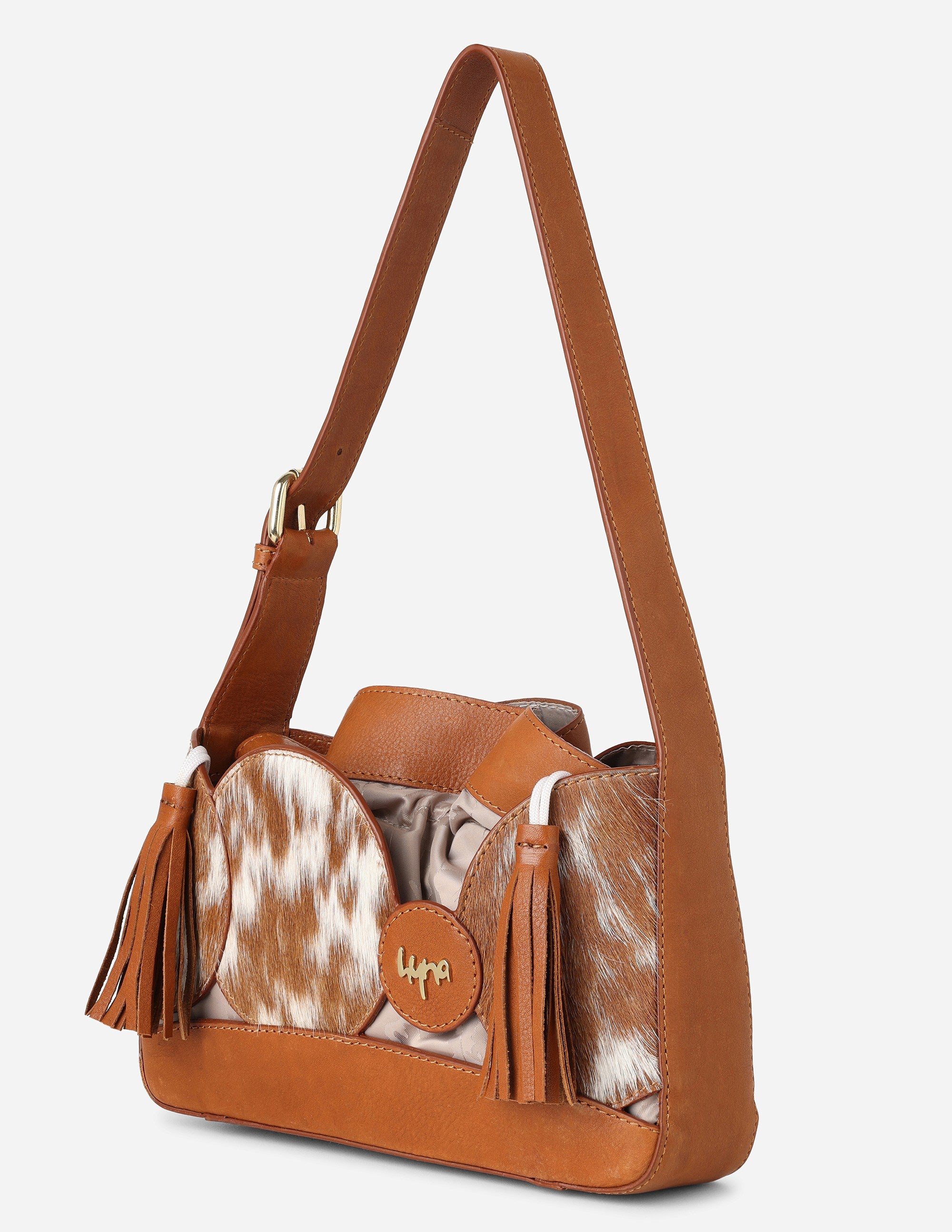 Hyna Bubble Muse Shoulder Bag (Natural Tan)