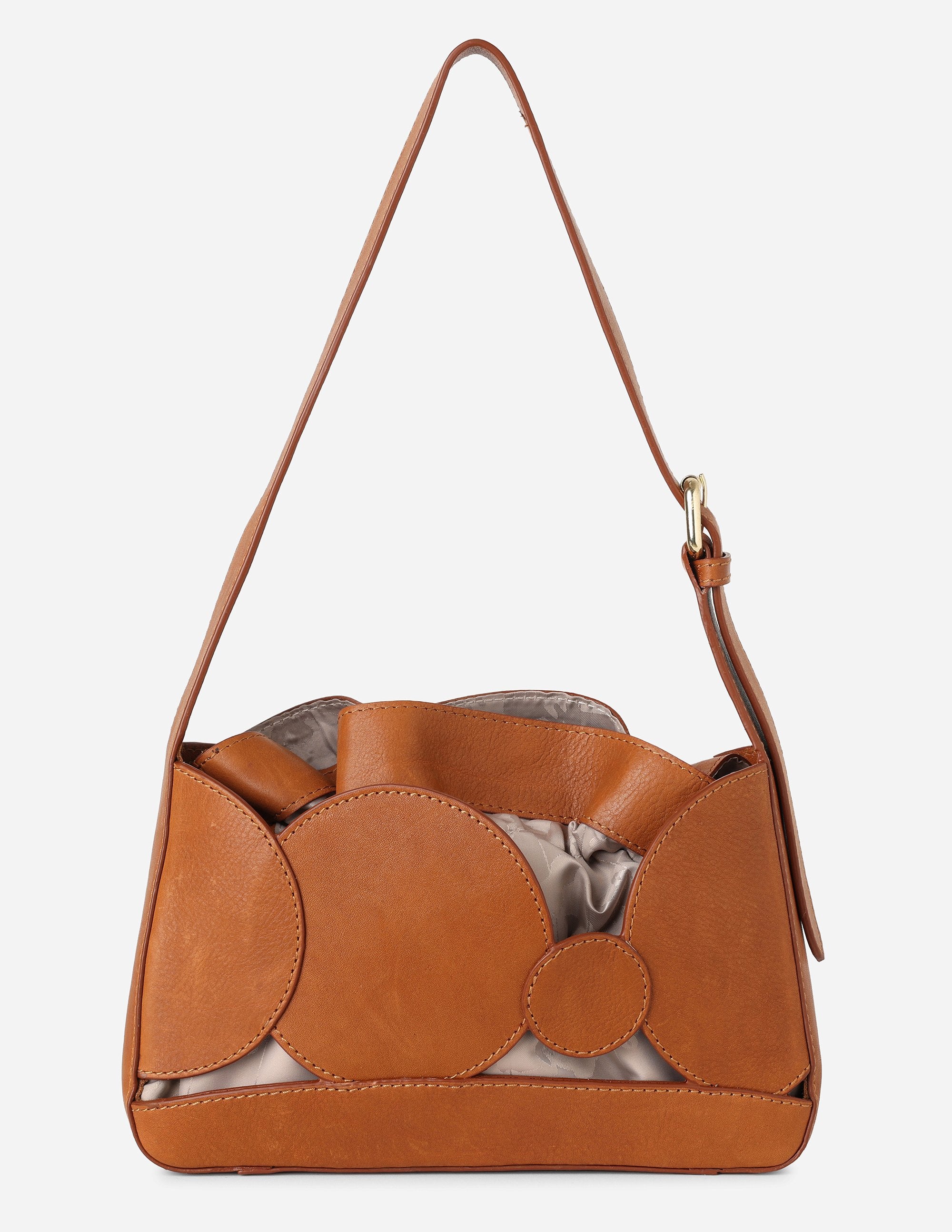 Hyna Bubble Muse Shoulder Bag (Natural Tan)
