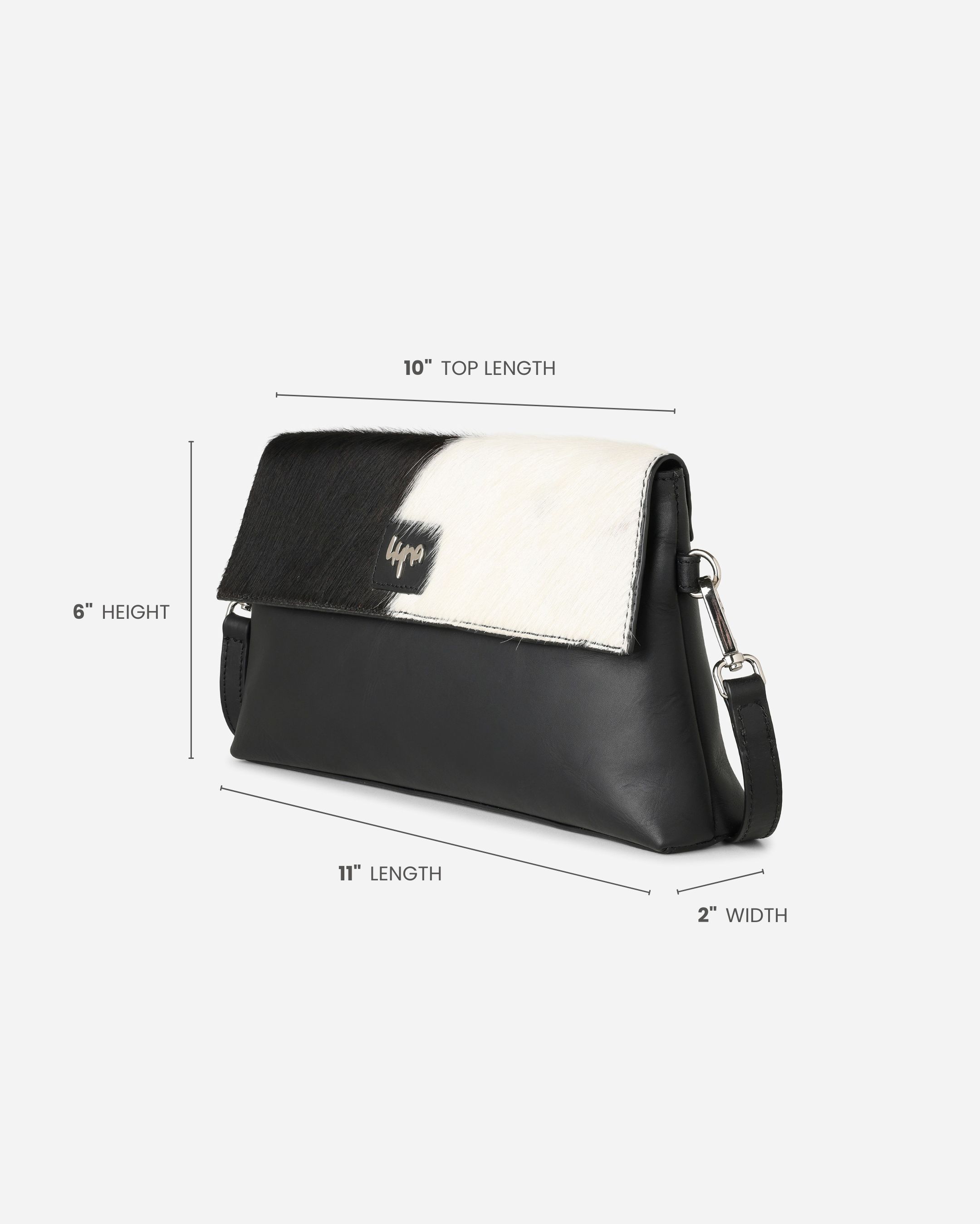 Hyna Riquezana Clutch (Natural B&W)