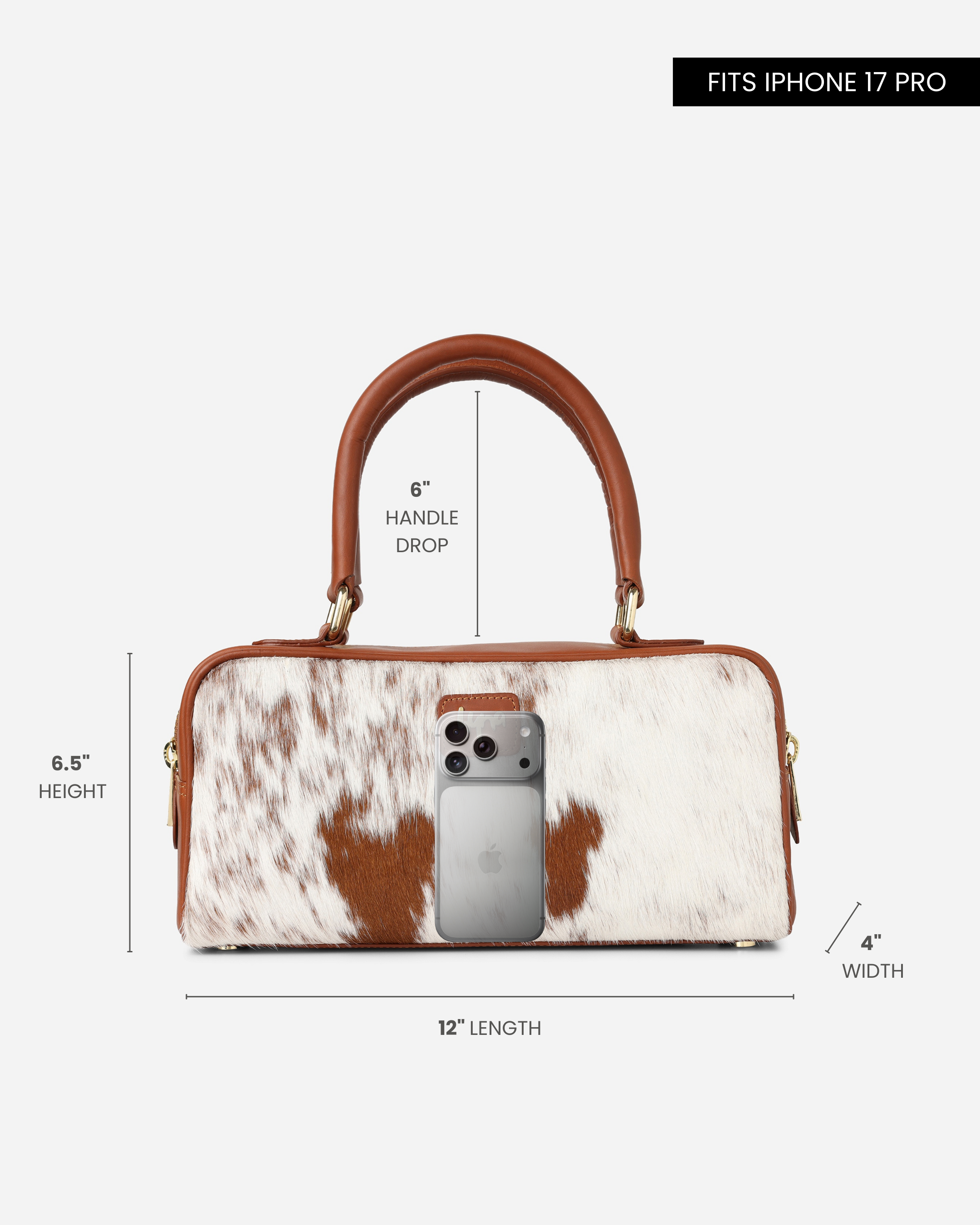 Hyna Cordoba Bowling Bag (Natural Tan)