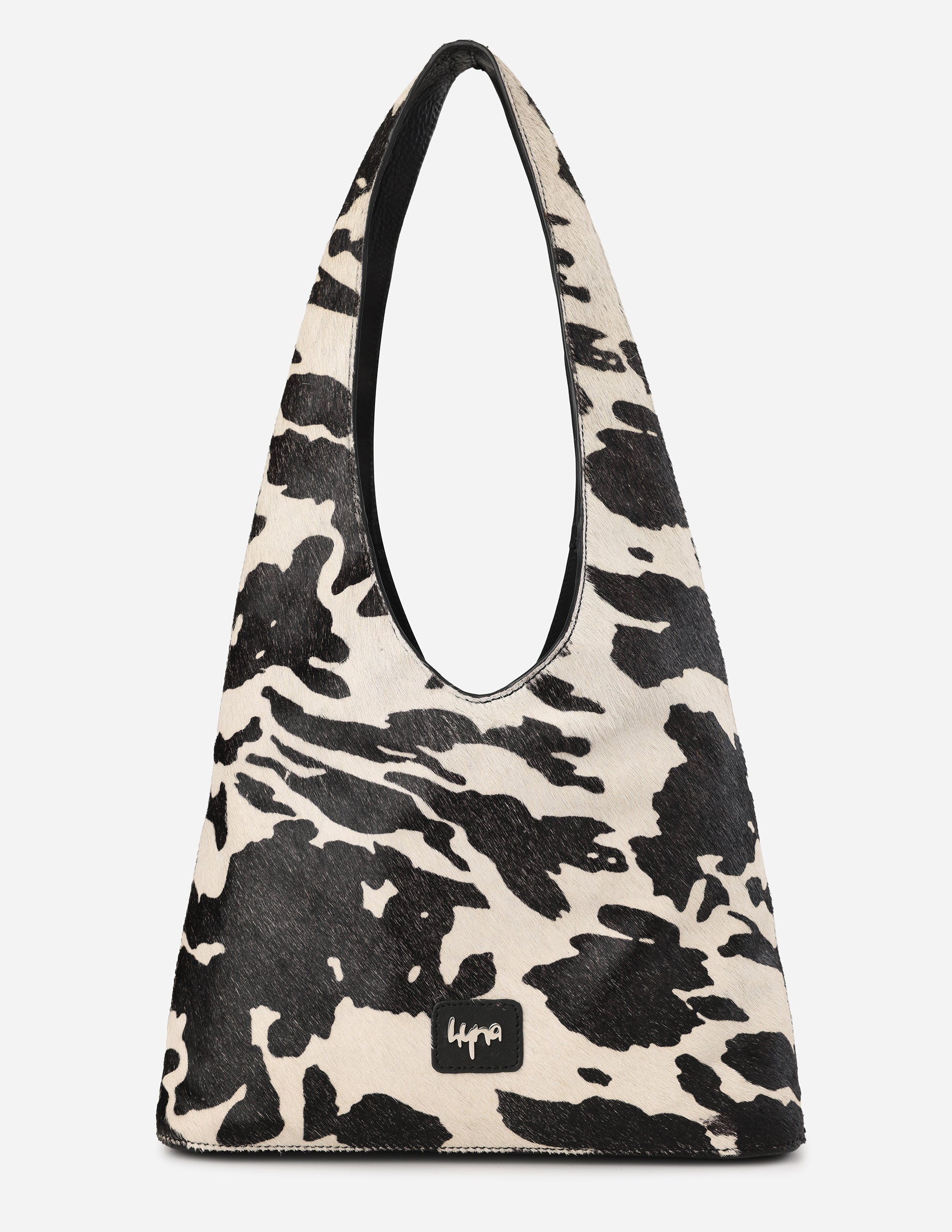 Hyna Isolo Hobo Bag (B&W)
