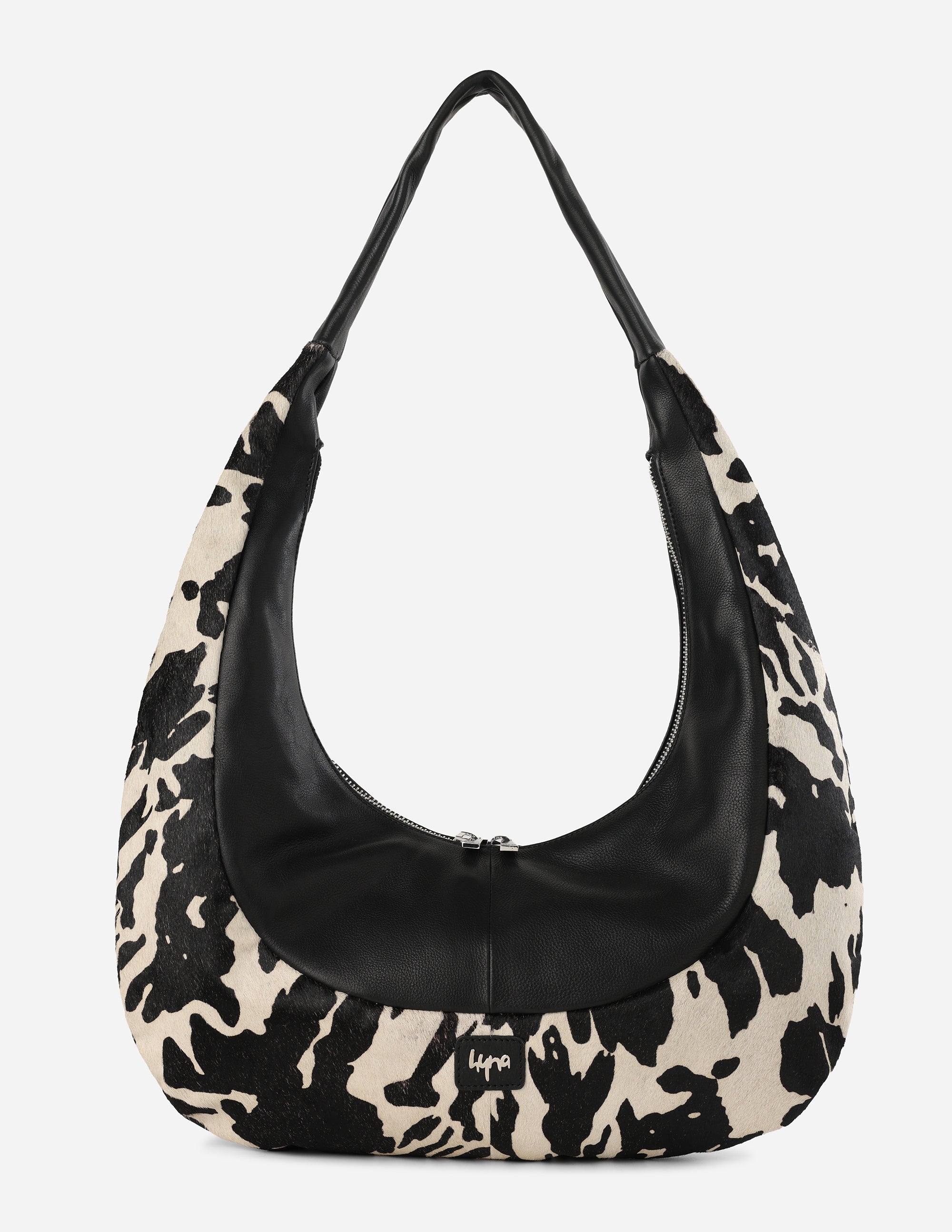 Hyna Arco Crossbody Bag (Black)