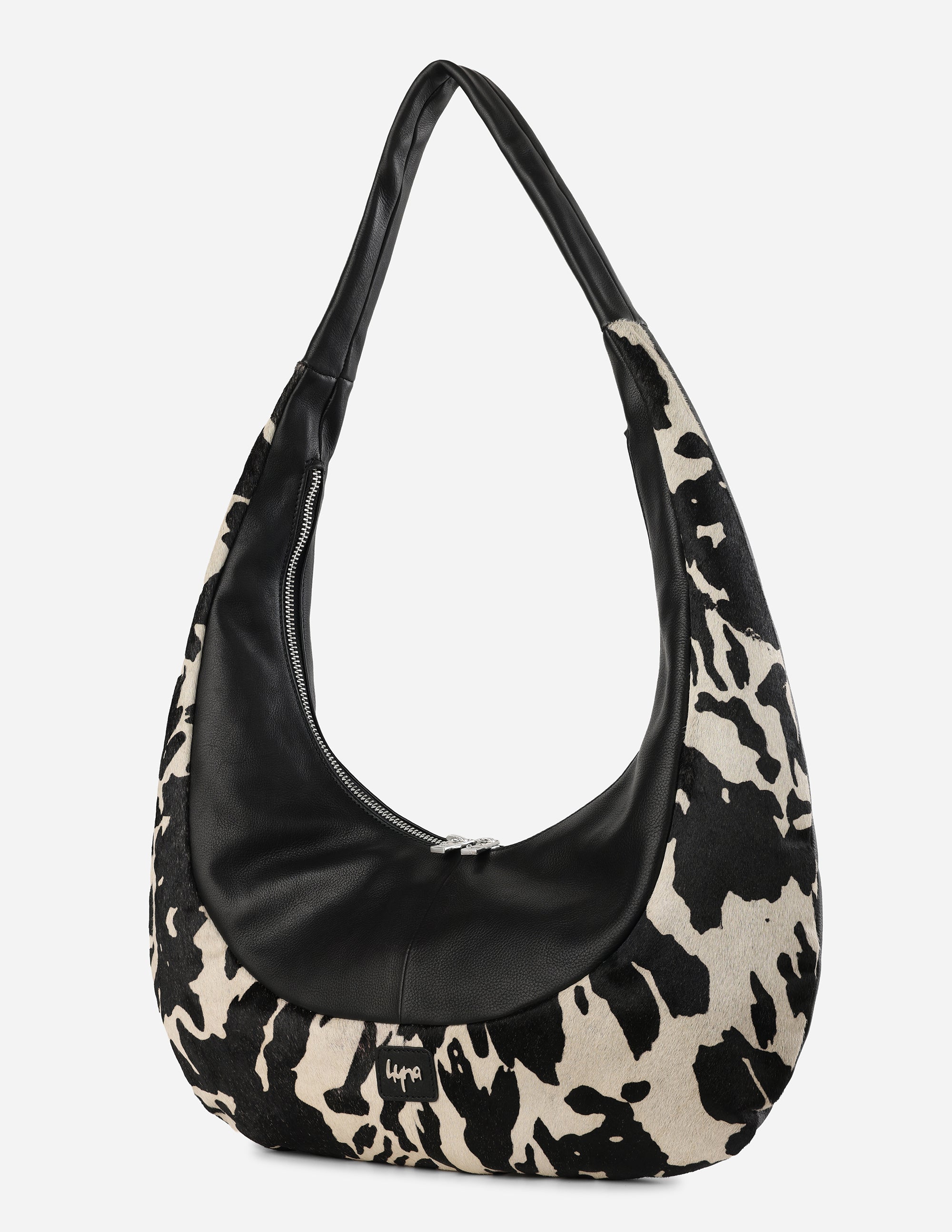 Hyna Arco Crossbody Bag (Black)