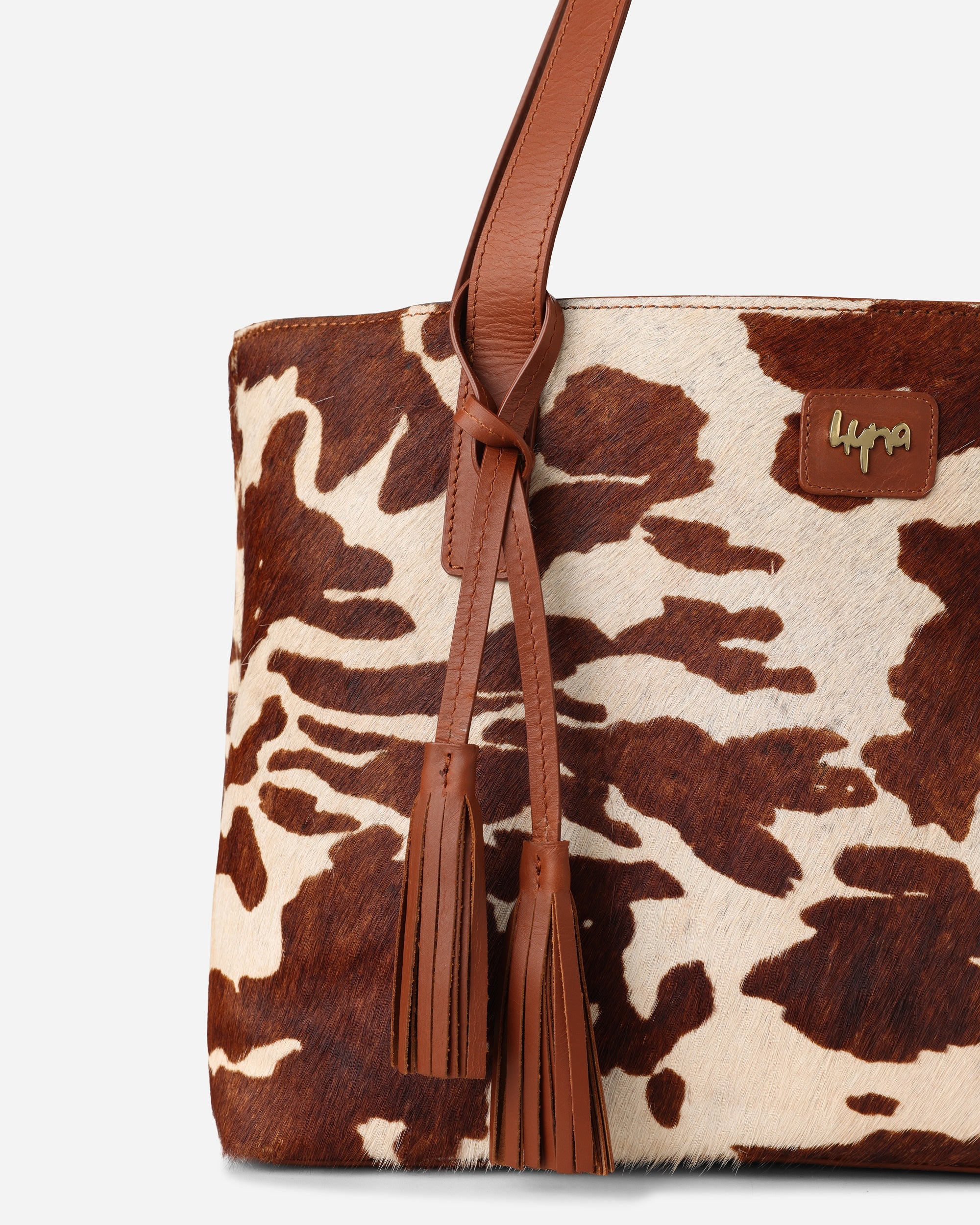 Hyna Classic Tote Bag (Tan)