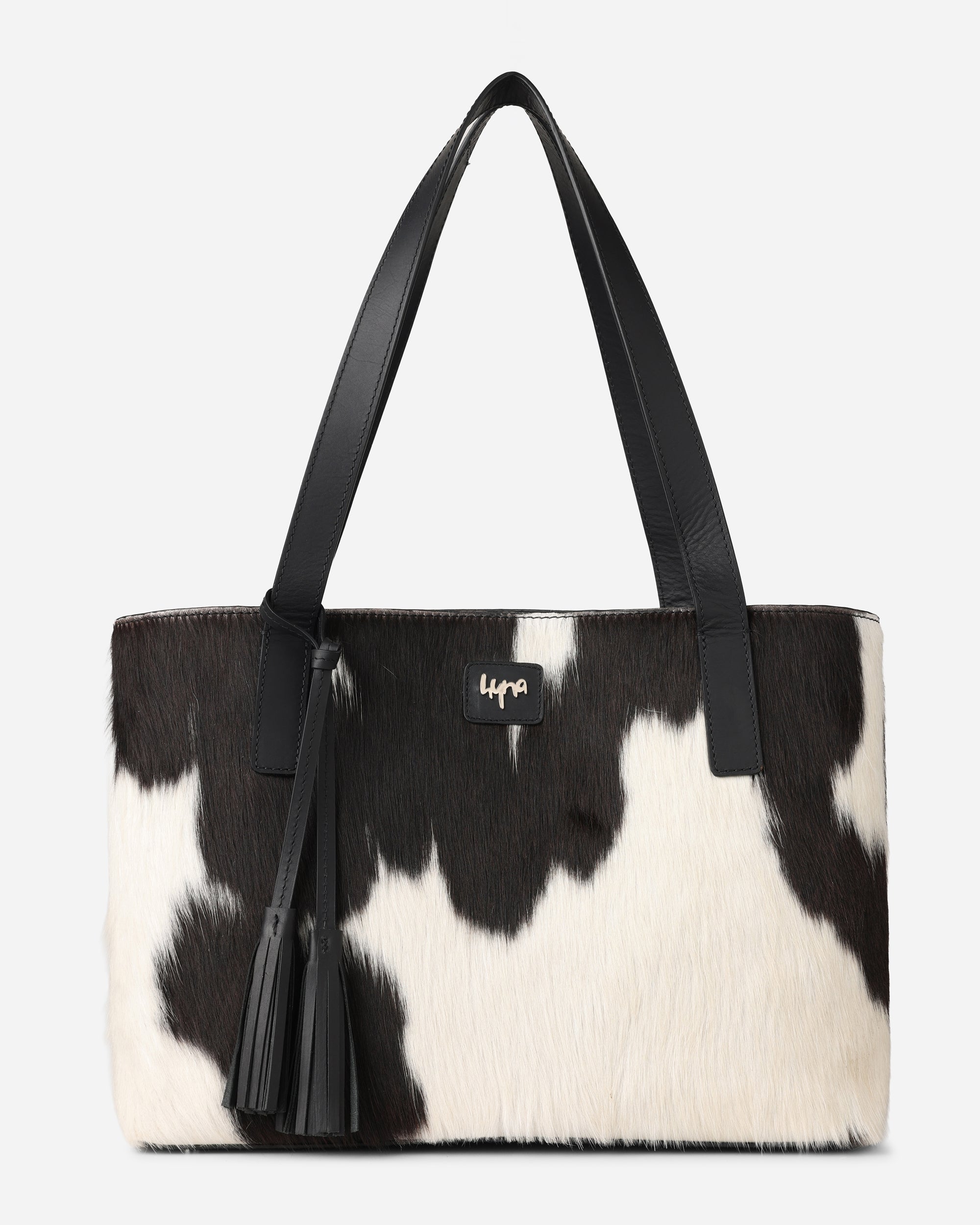 Hyna Classic Tote Bag (Black Natural)