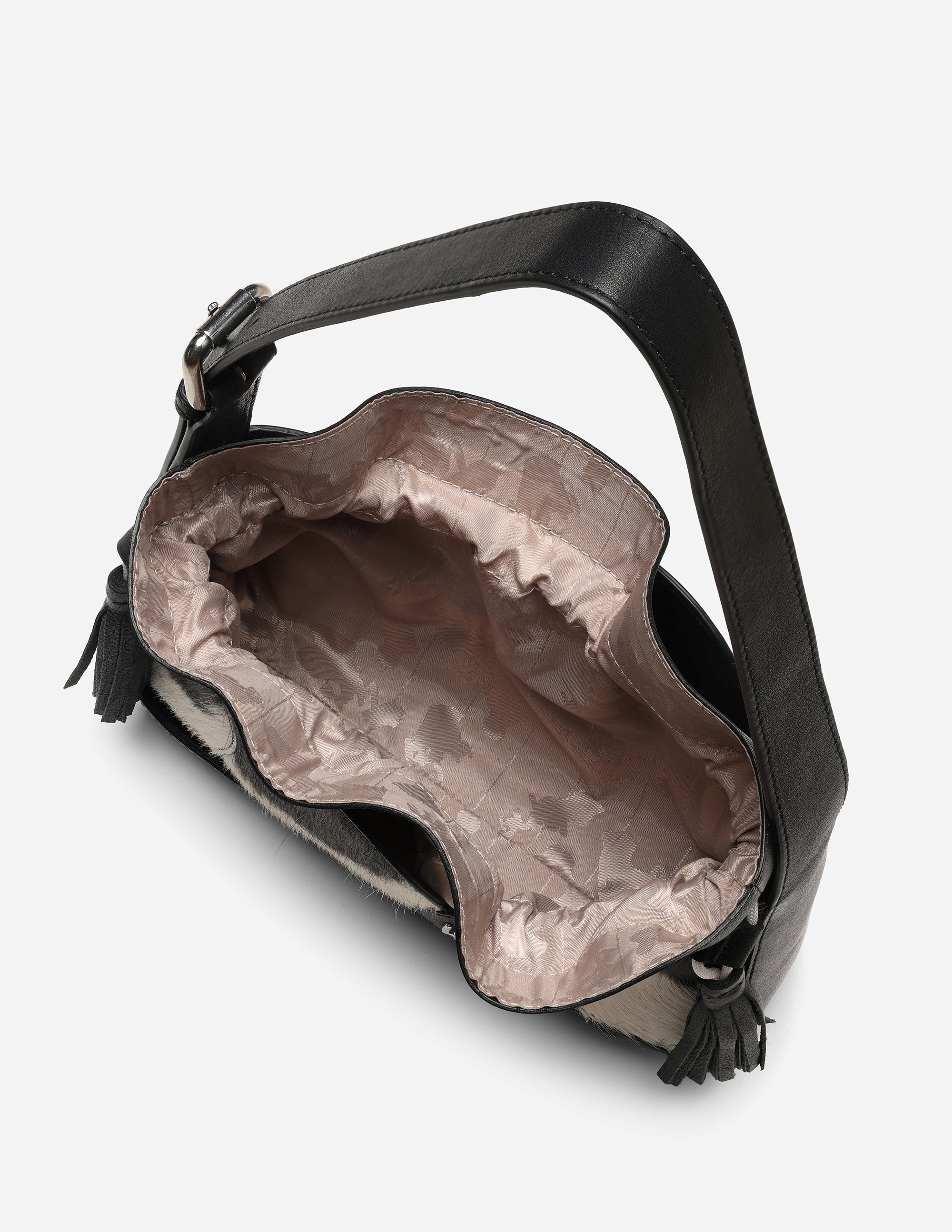 Hyna Bubble Muse Shoulder Bag (Natural B&W)