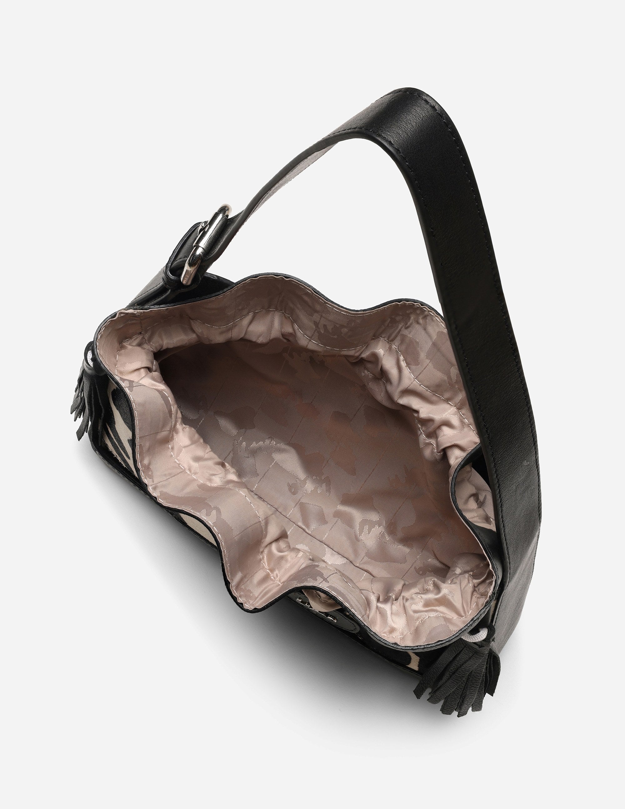 Hyna Bubble Muse Shoulder Bag (B&W)