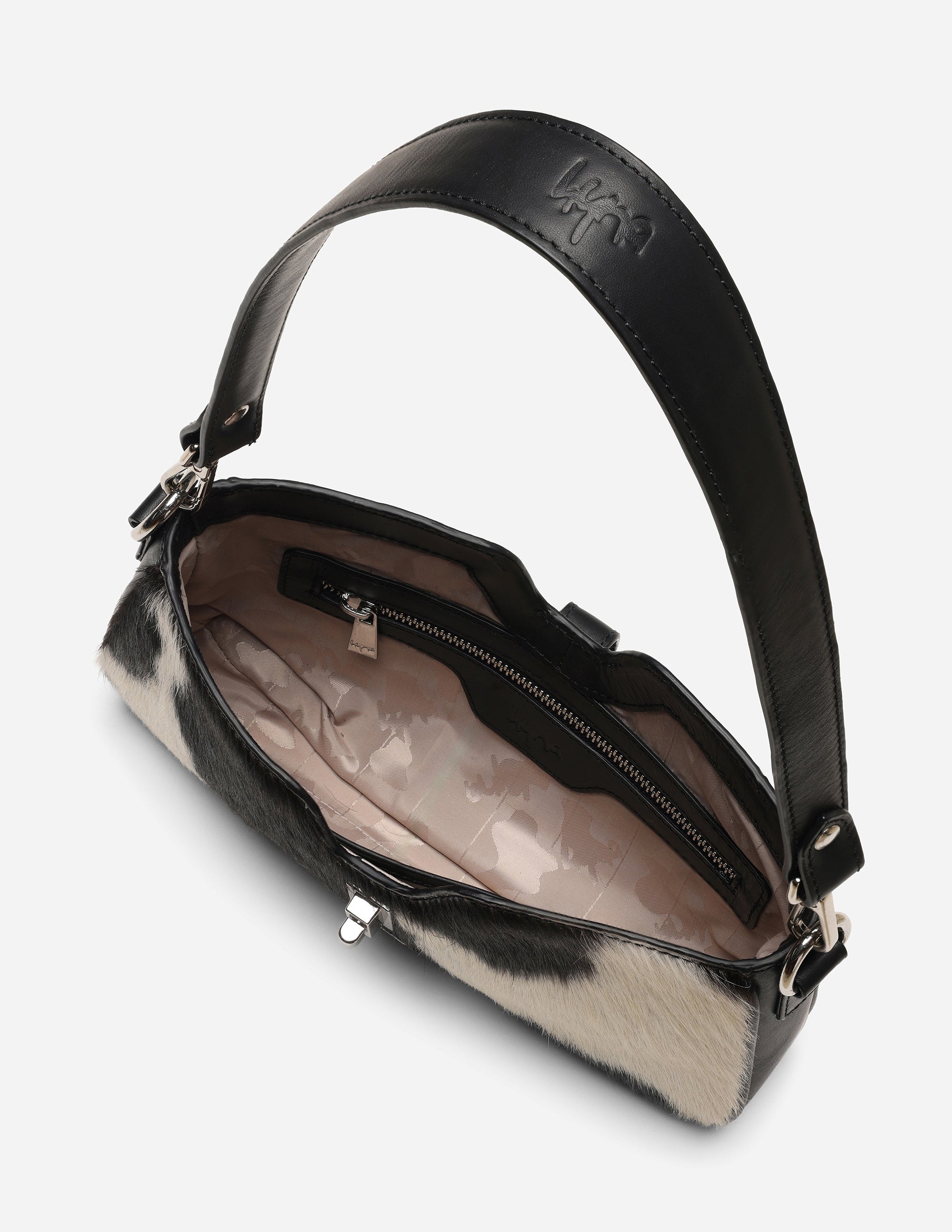 Hyna Solace Handbag (Natural B&W)