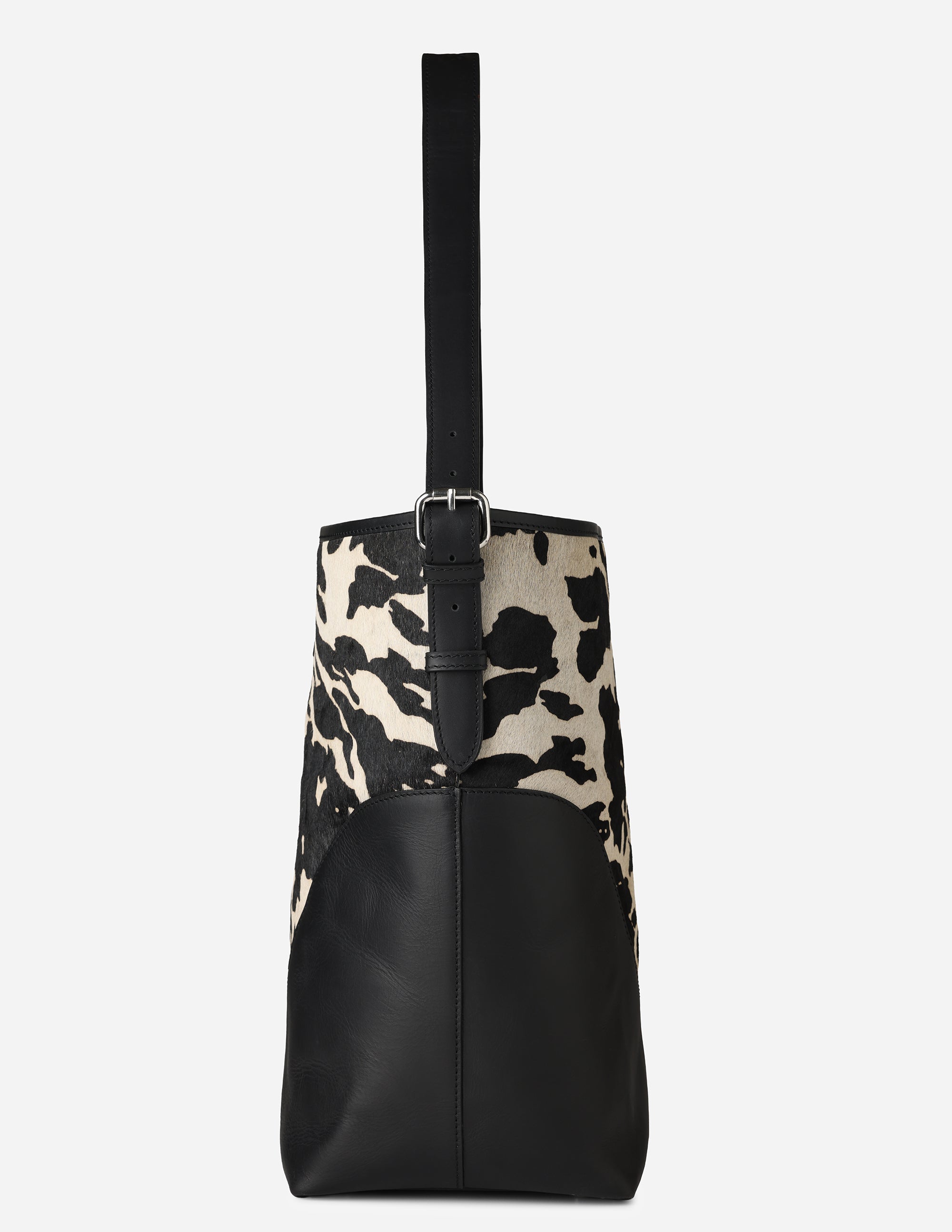 Hyna Sombra Bucket Bag (B&W)
