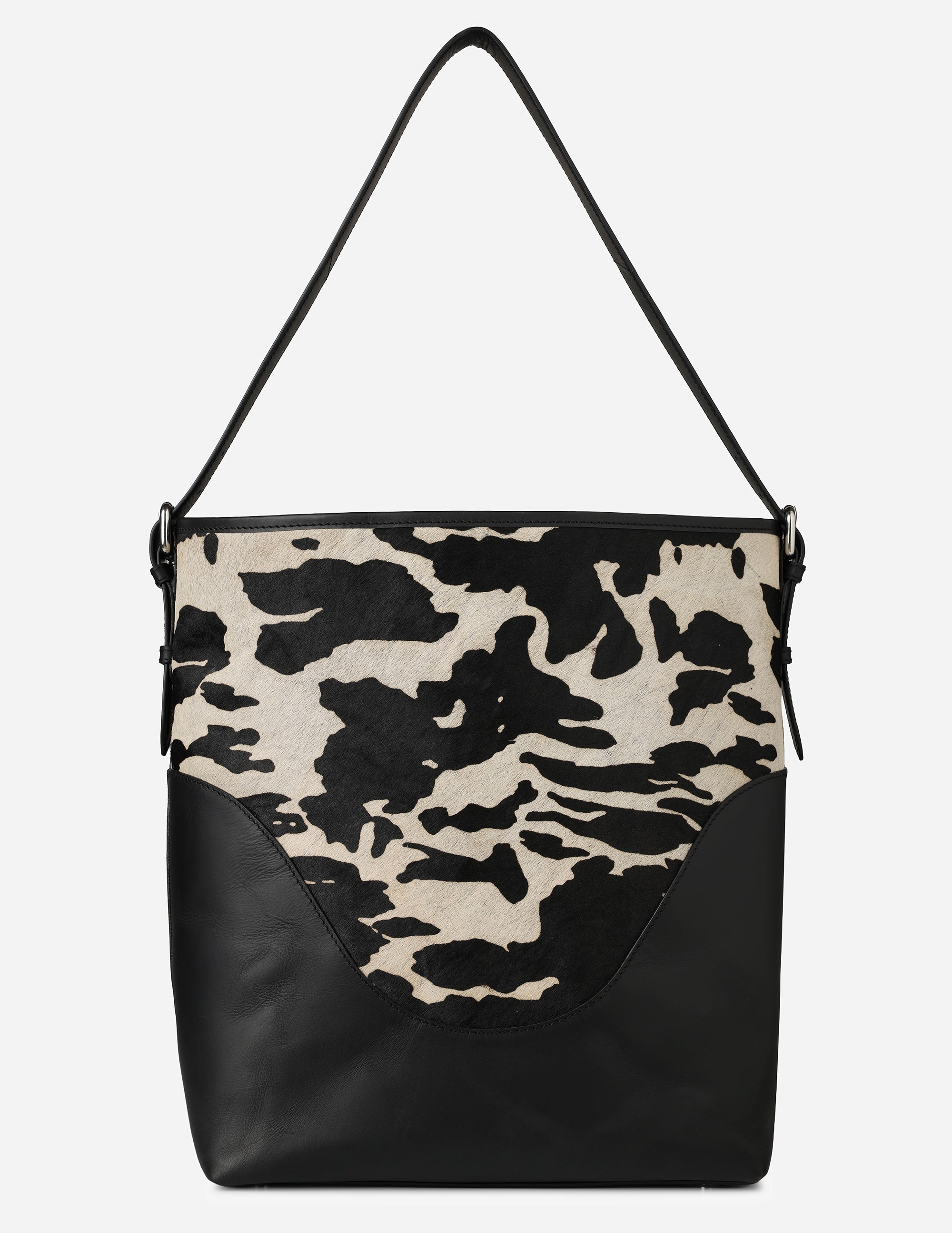 Hyna Sombra Bucket Bag (B&W)