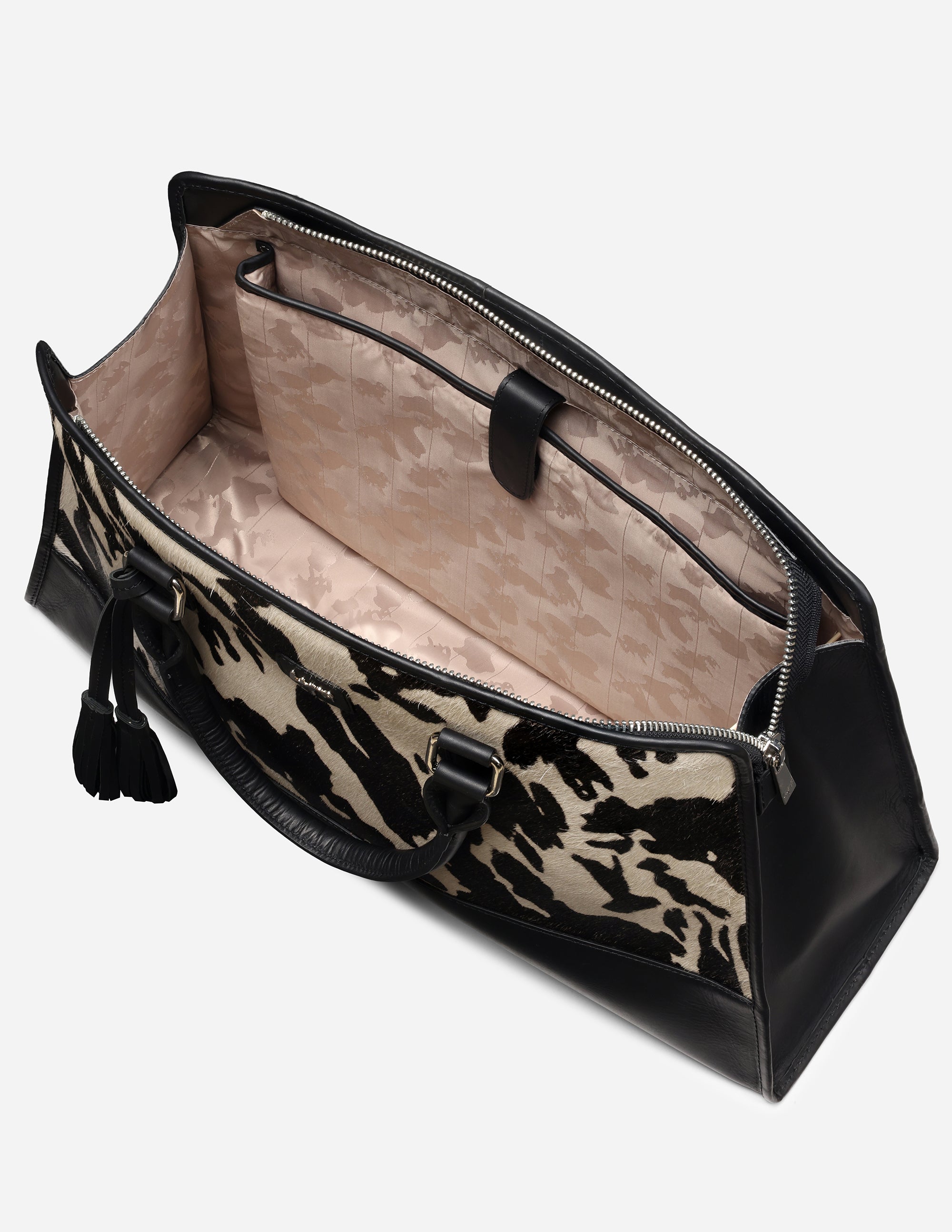 Hyna Lujo Tote (B&W)