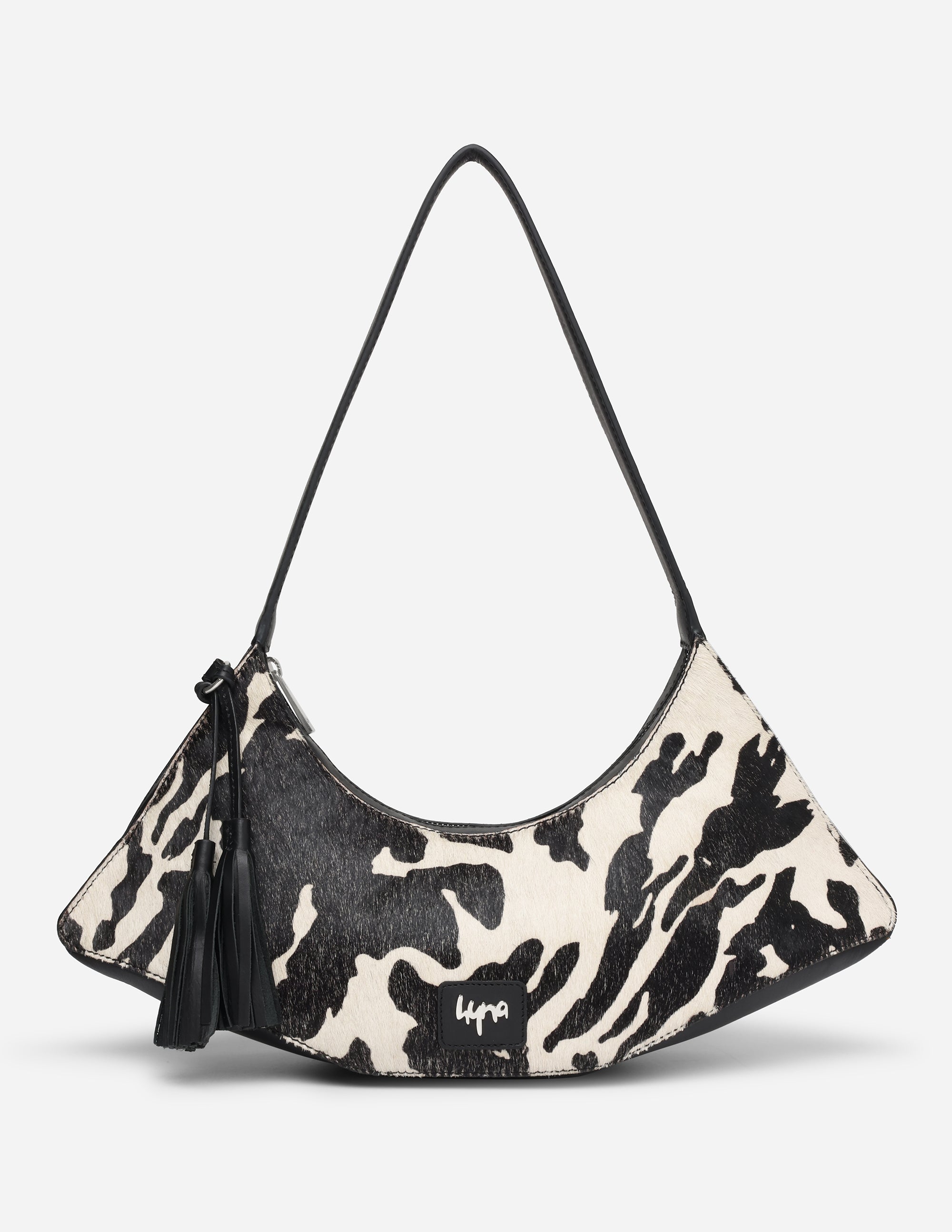 Hyna Iconic Renegade Shoulder Bag (B&W)