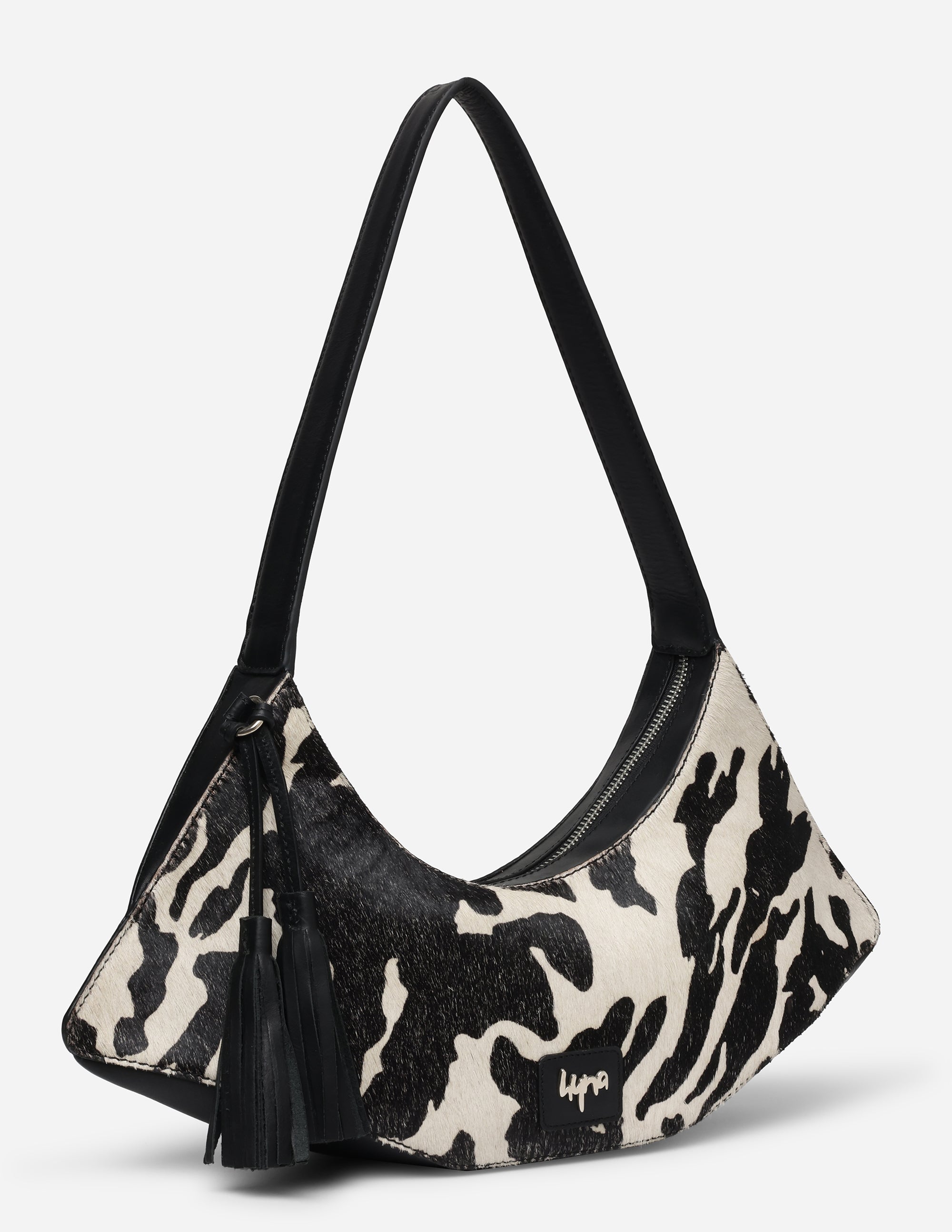 Hyna Iconic Renegade Shoulder Bag (B&W)