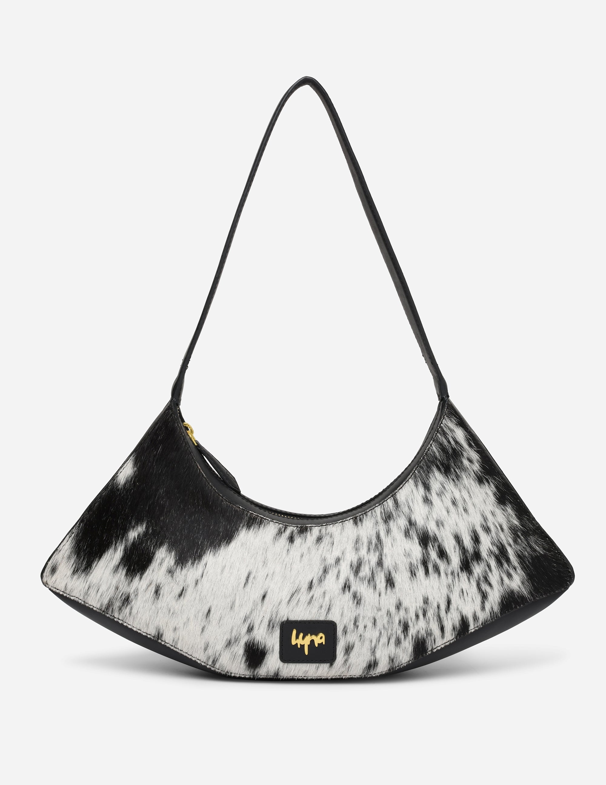 Hyna - Cowhide leather shoulder bag