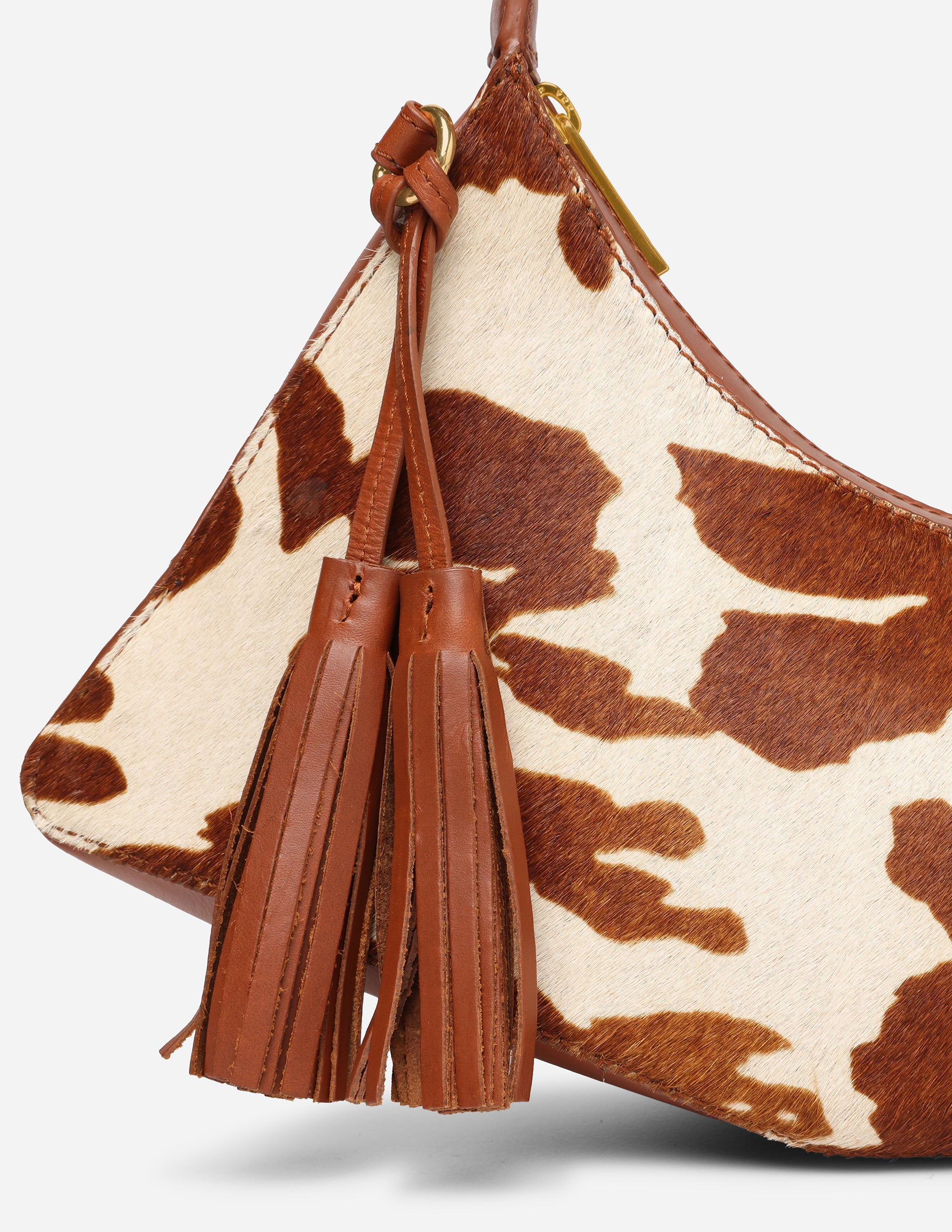 Hyna Iconic Renegade Shoulder Bag (Tan & White)