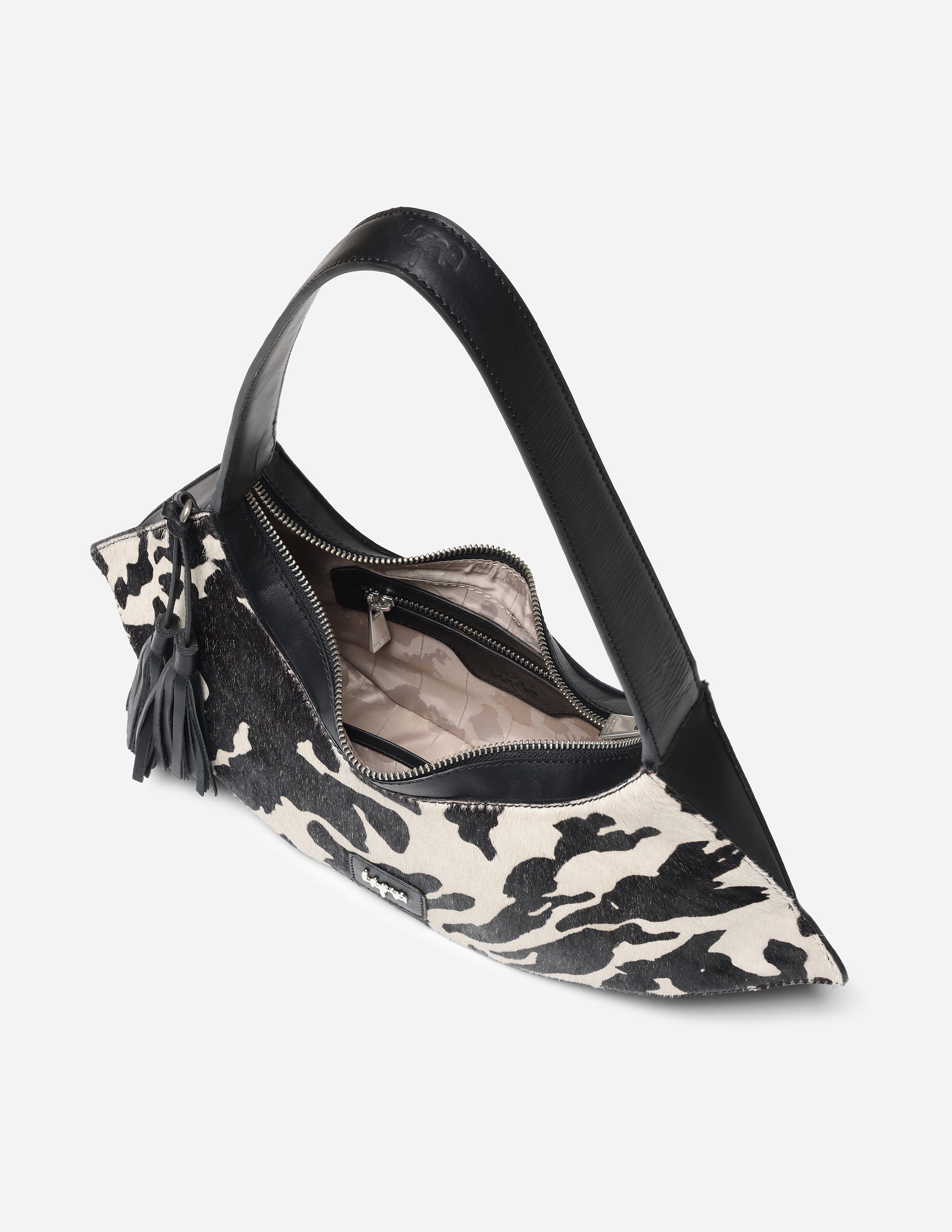 Hyna Iconic Renegade Shoulder Bag (B&W)