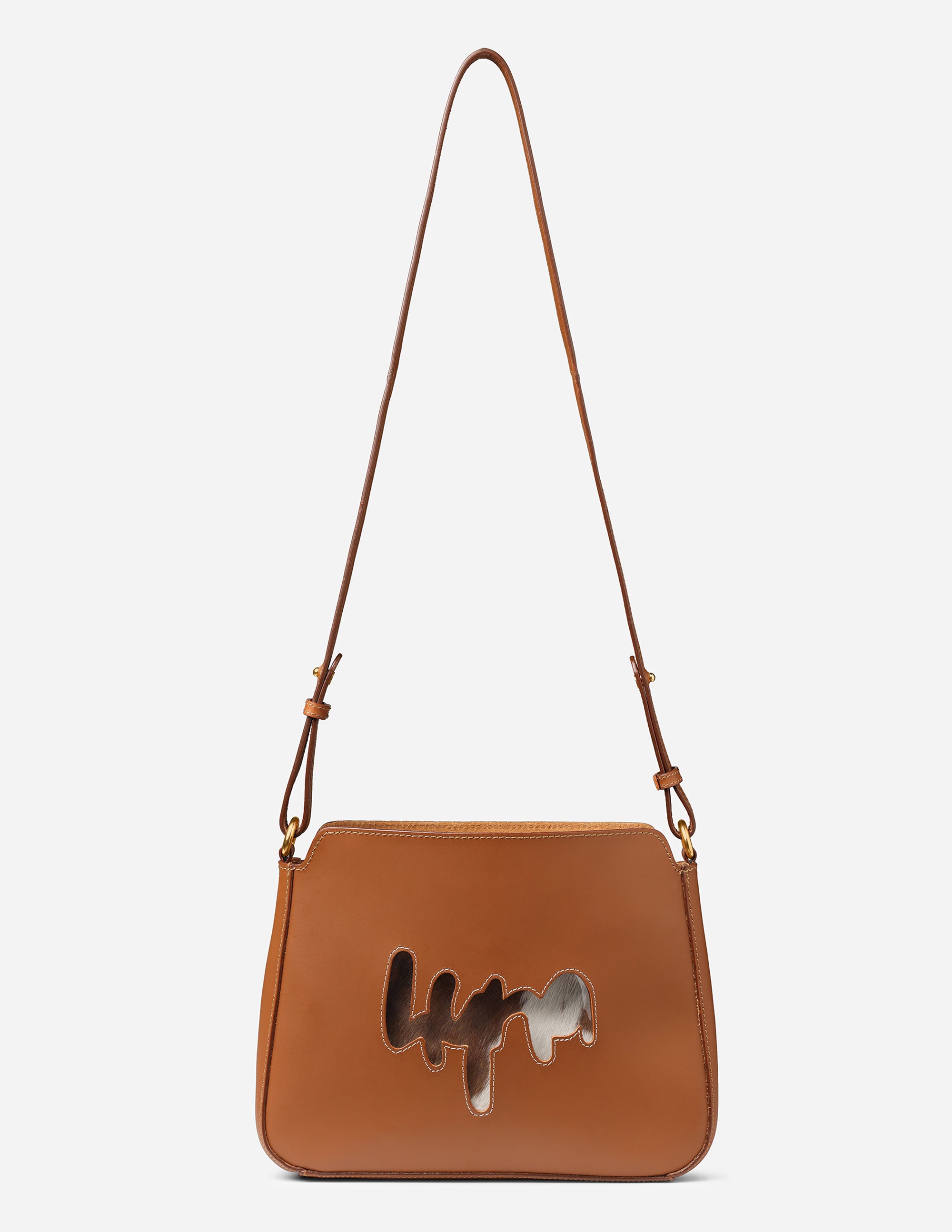 Hyna Fierce Ember Crossbody Bag (Tan)