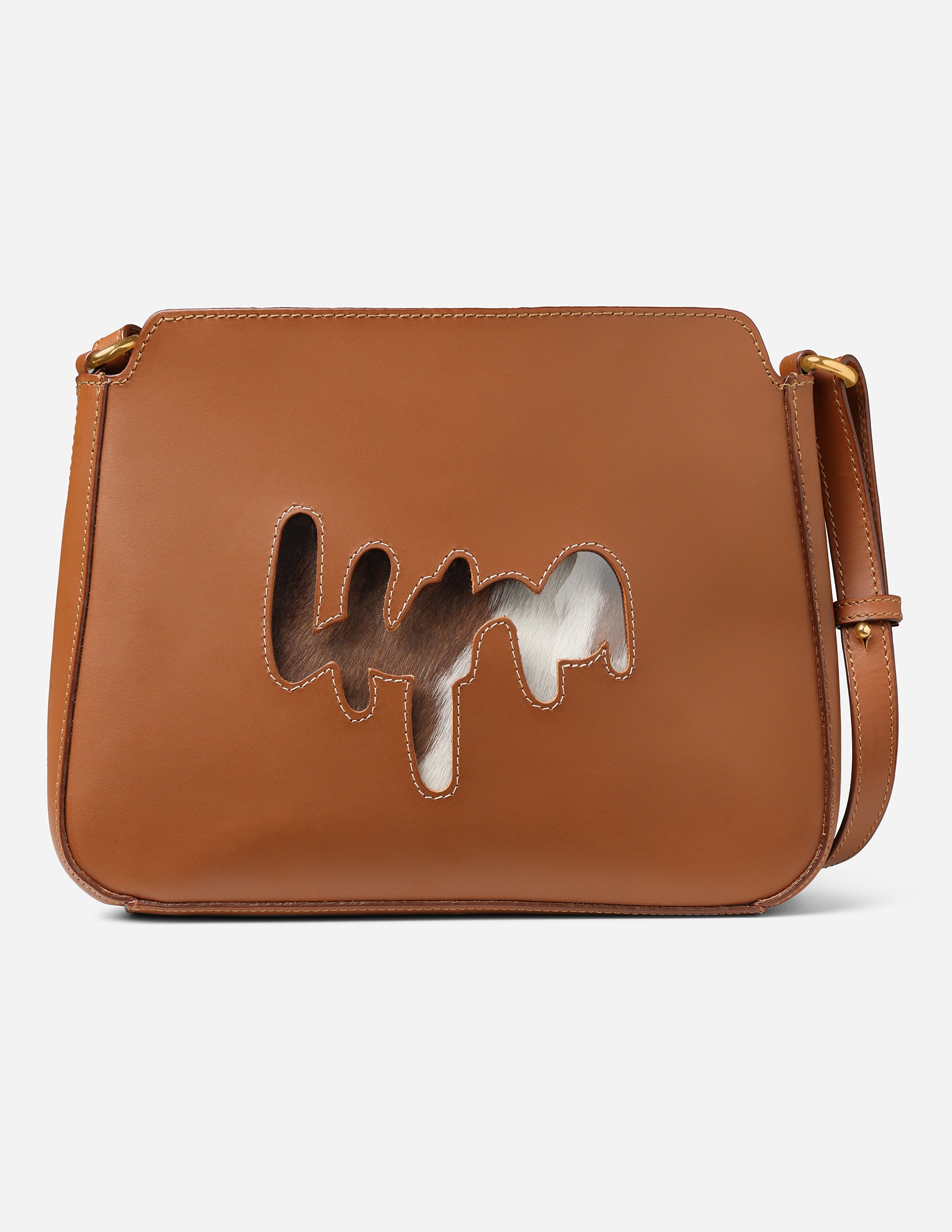 Hyna Fierce Ember Crossbody Bag (Tan)