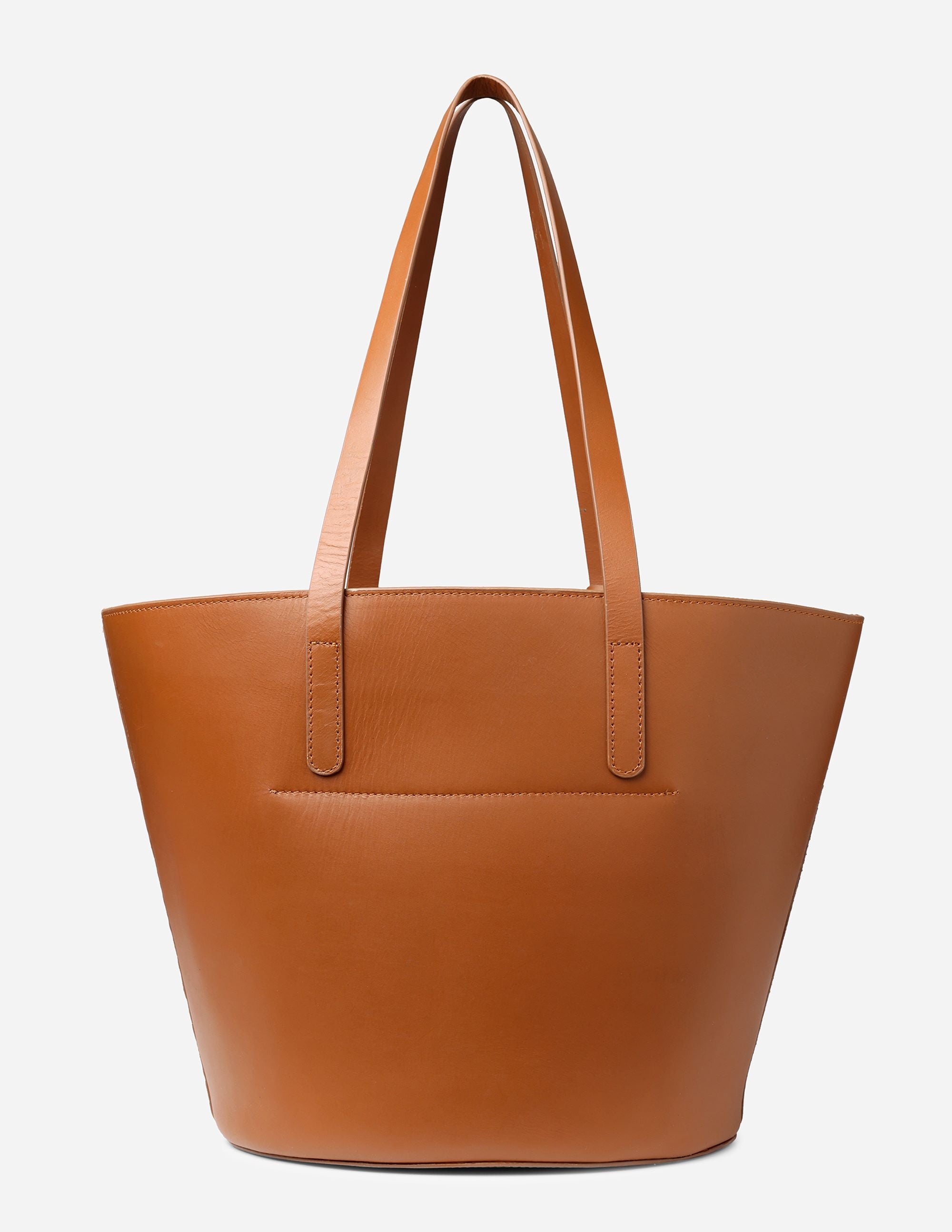 Hyna Aurora Titan Tote Bag (Tan & White)