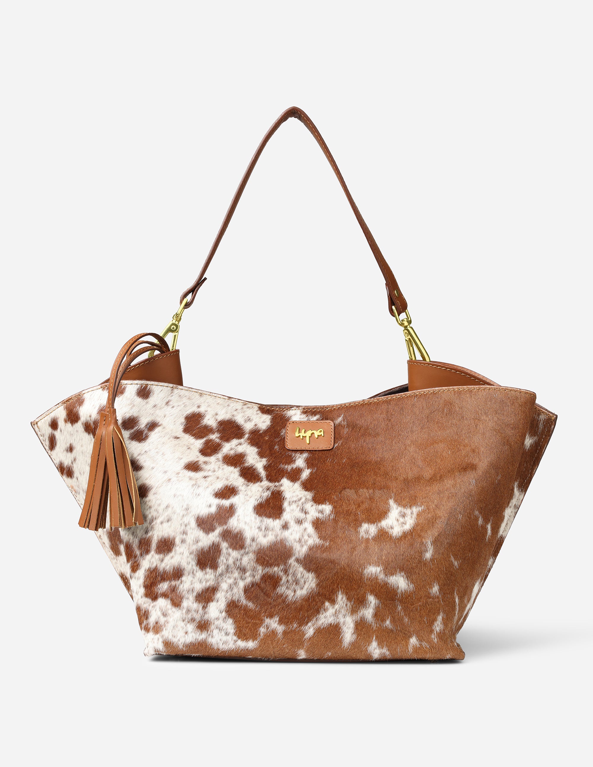 Hyna Reckless Opal Tassel Handbag (Tan)