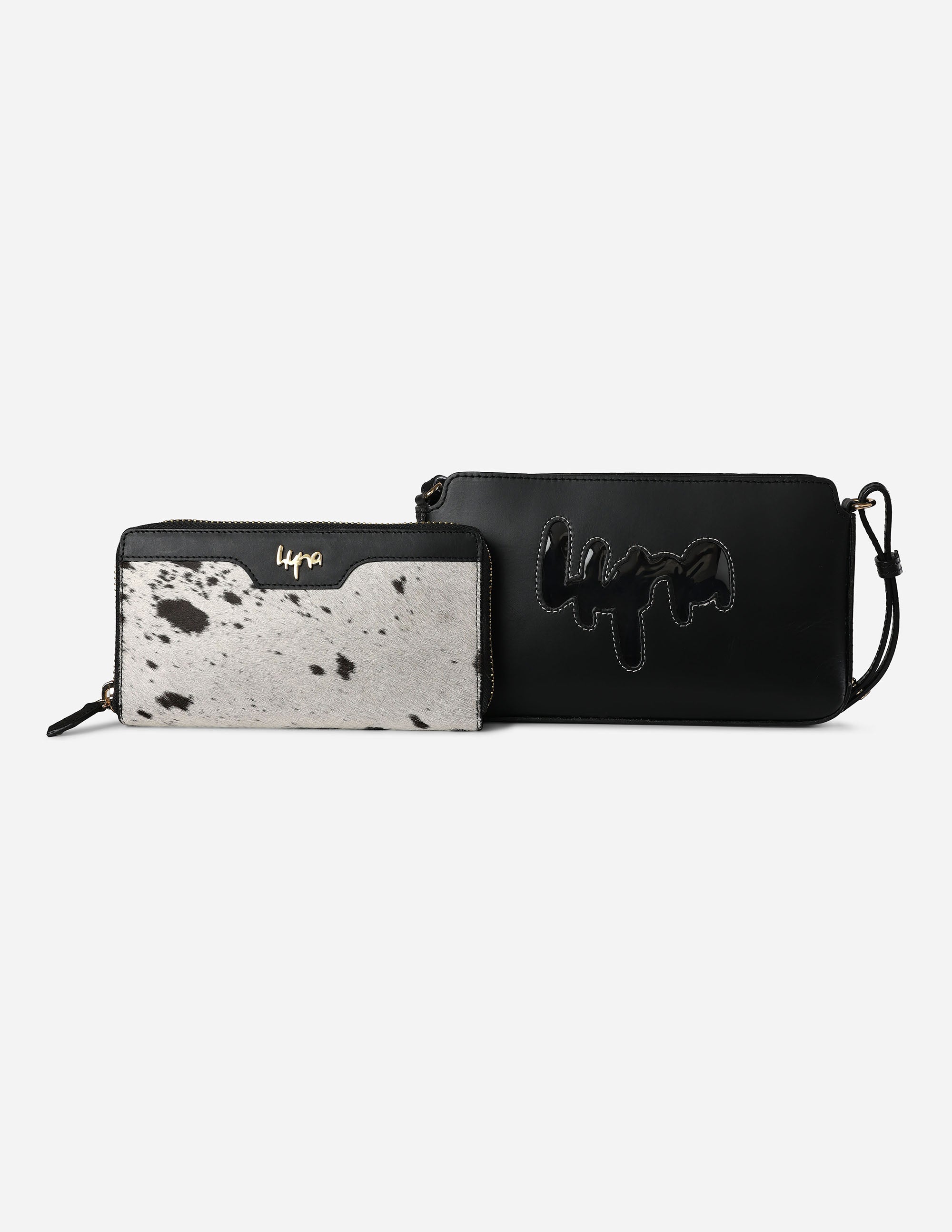 Hyna Bridle Micro Crossbody Bag (Black)
