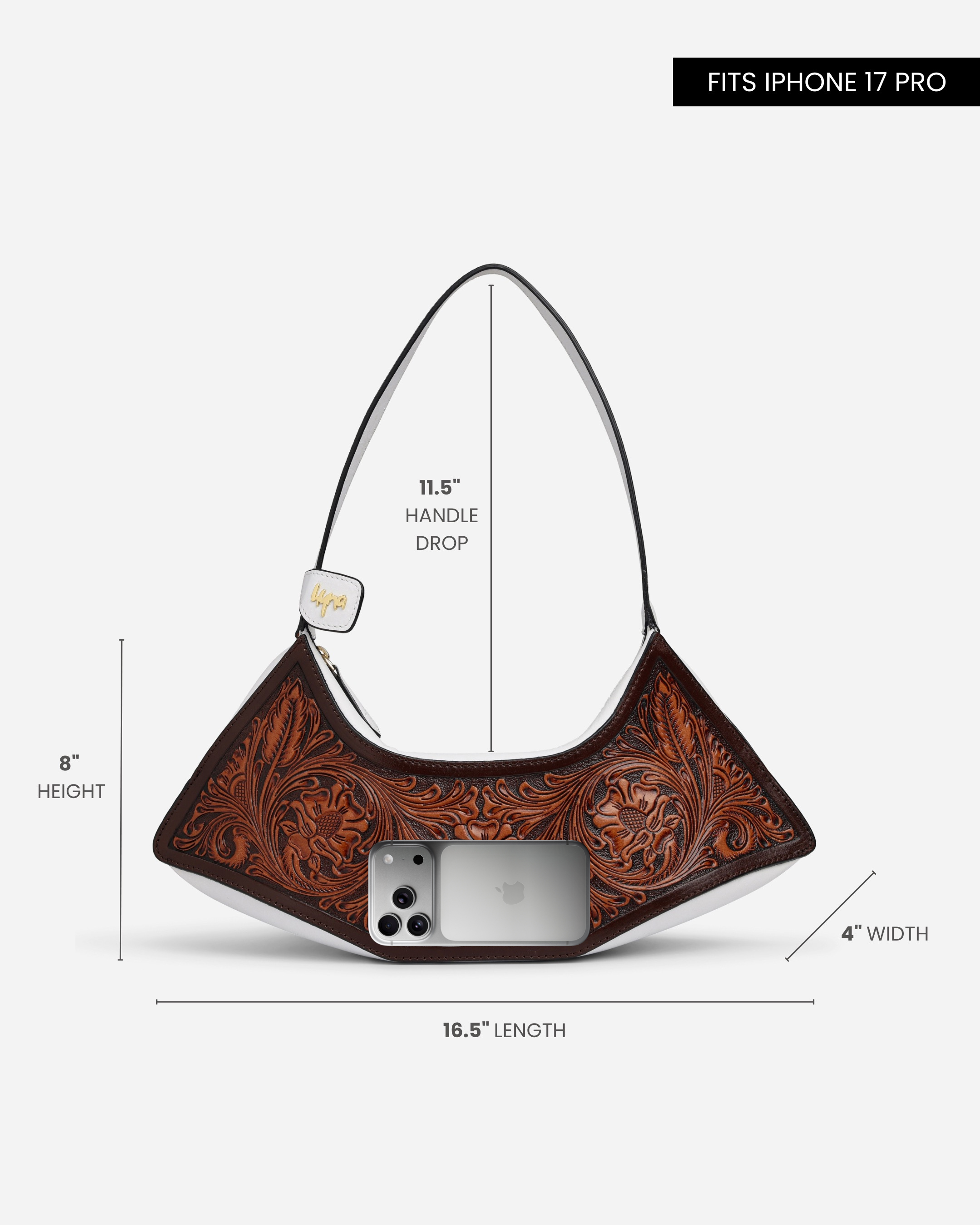 Hyna Pearl Flame Shoulder Bag