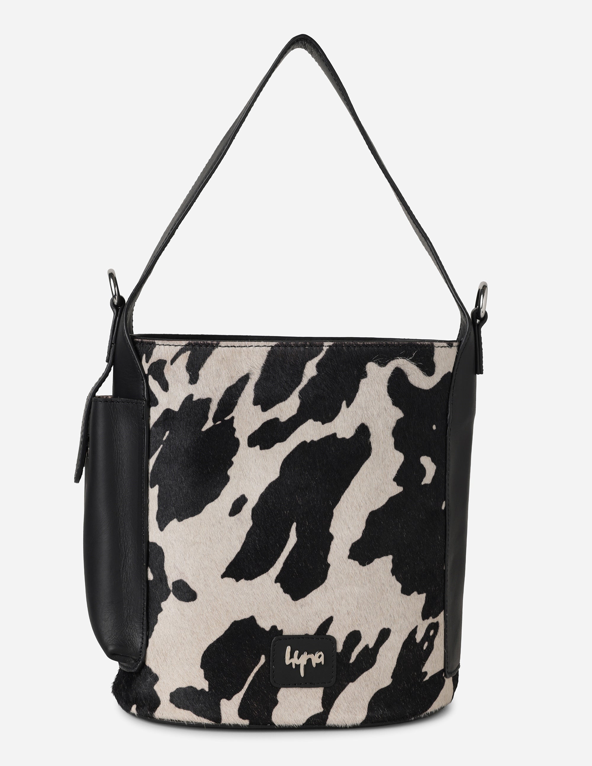 Hyna Nomad Bucket Bag (B&W)