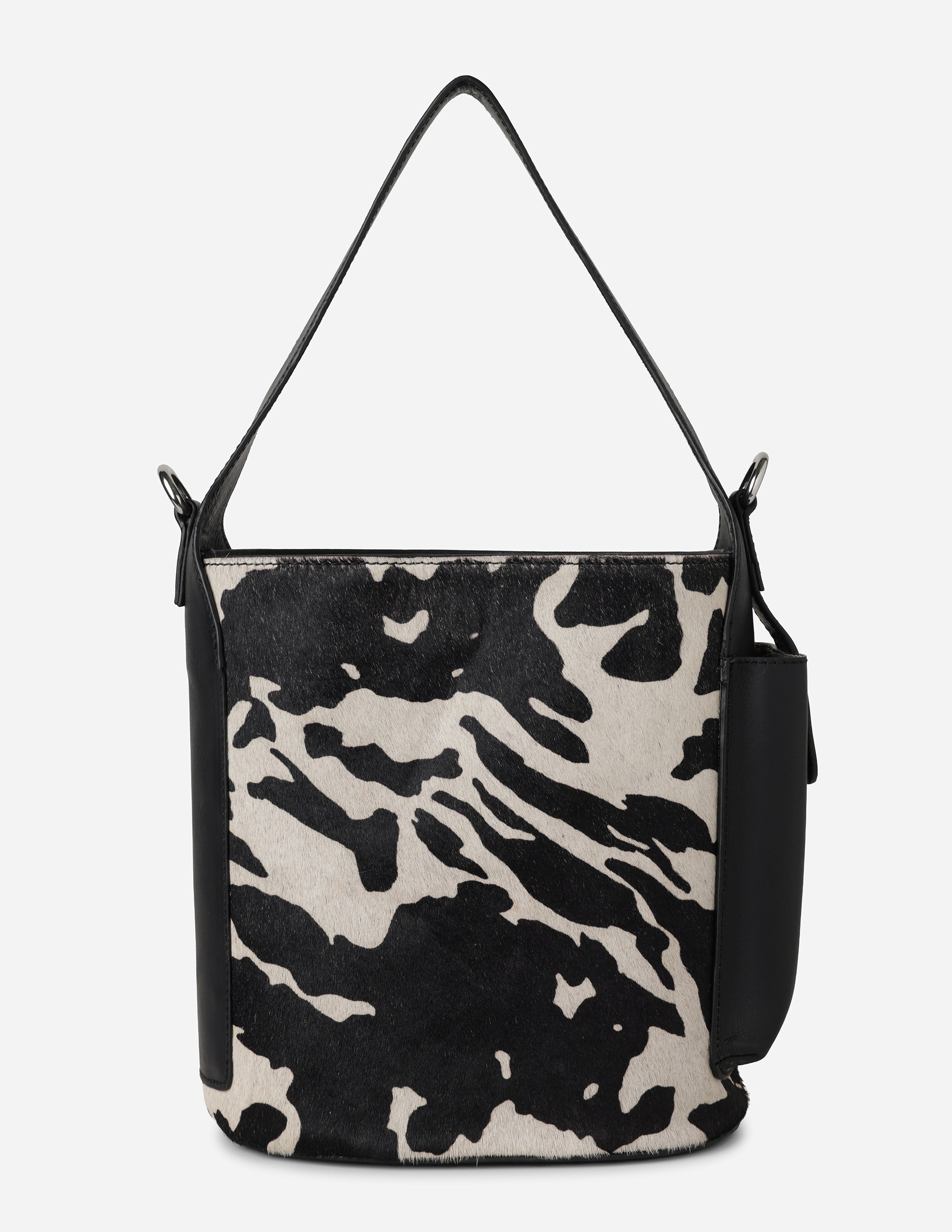Hyna Nomad Bucket Bag (B&W)
