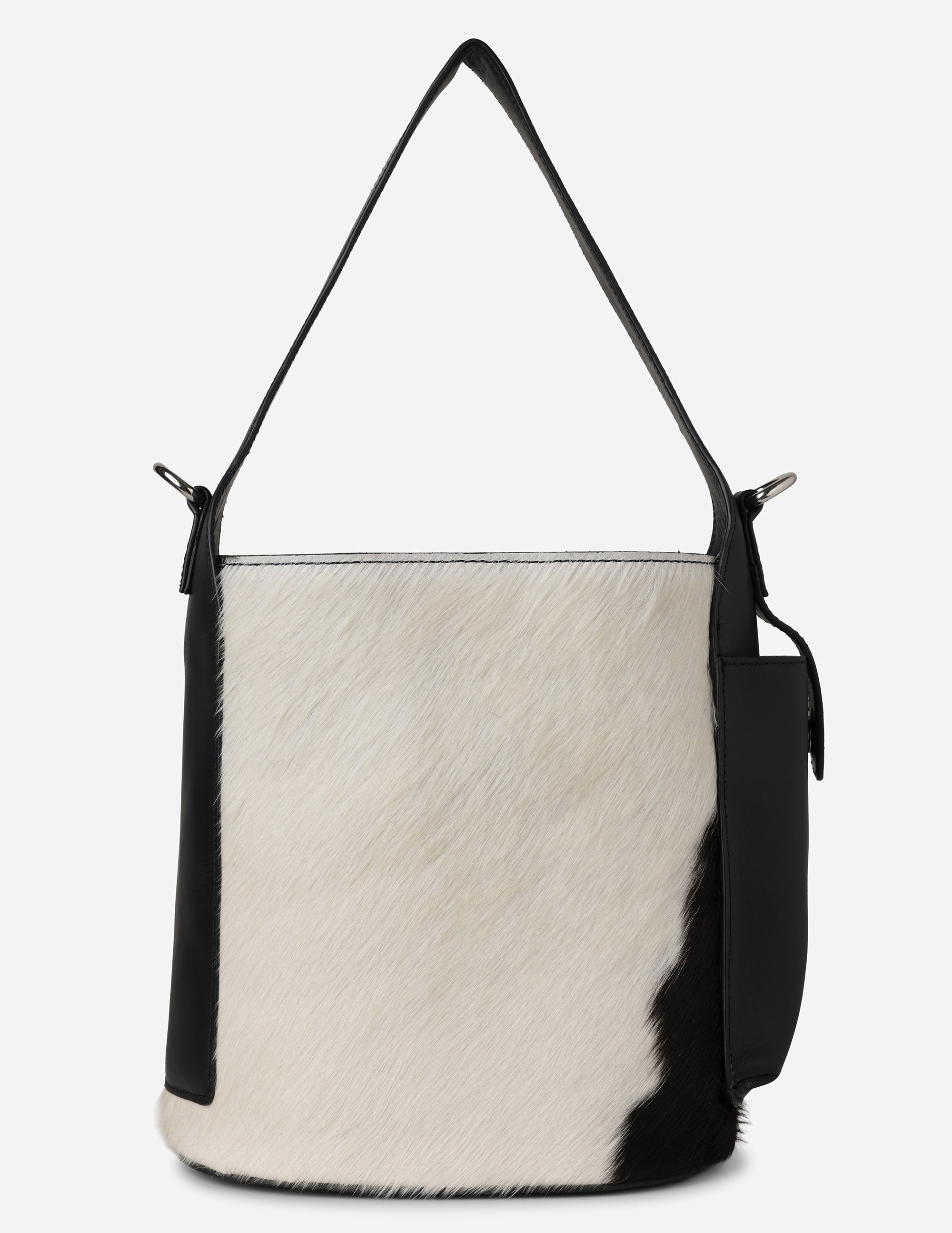 Hyna Nomad Bucket Bag (Natural B&W)