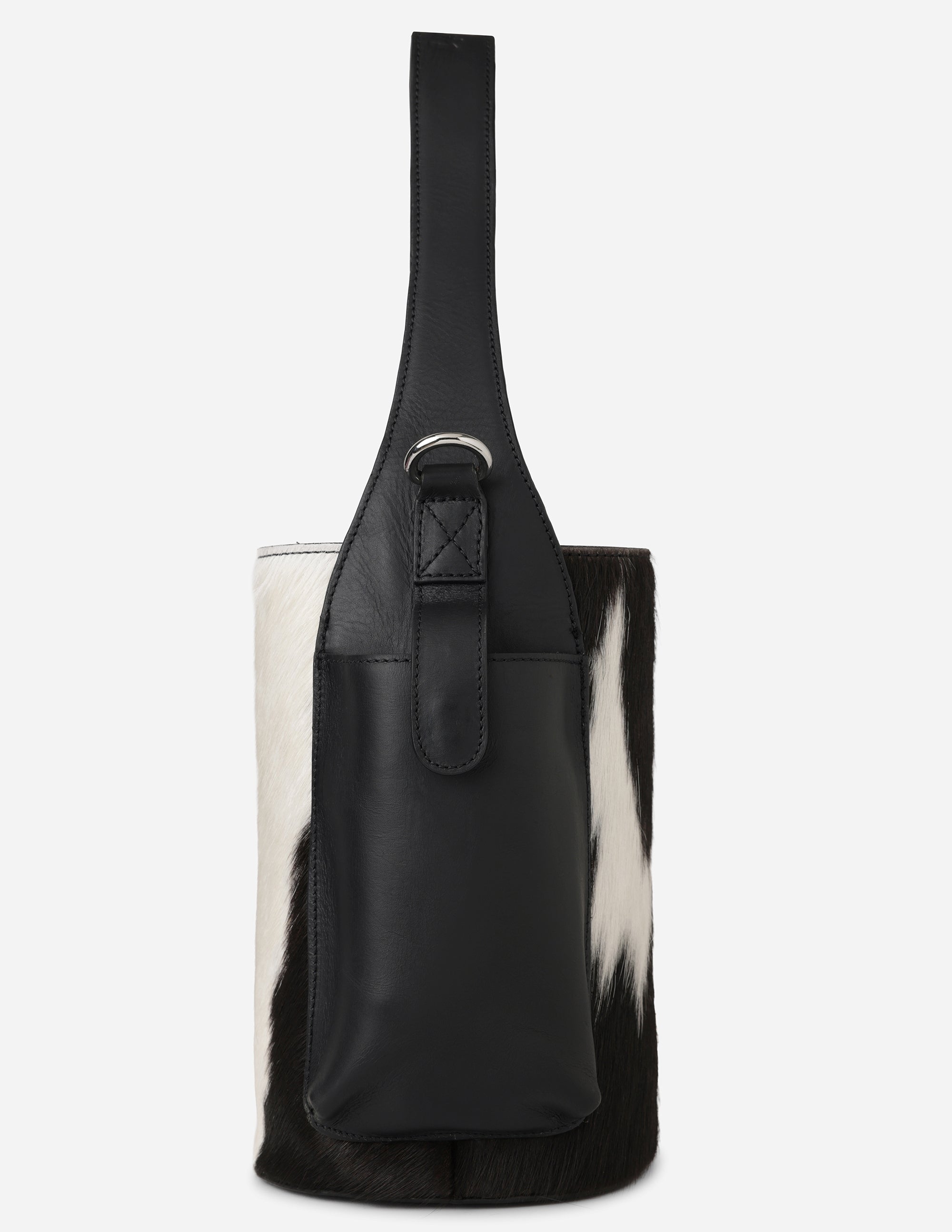 Hyna Nomad Bucket Bag (Natural B&W)