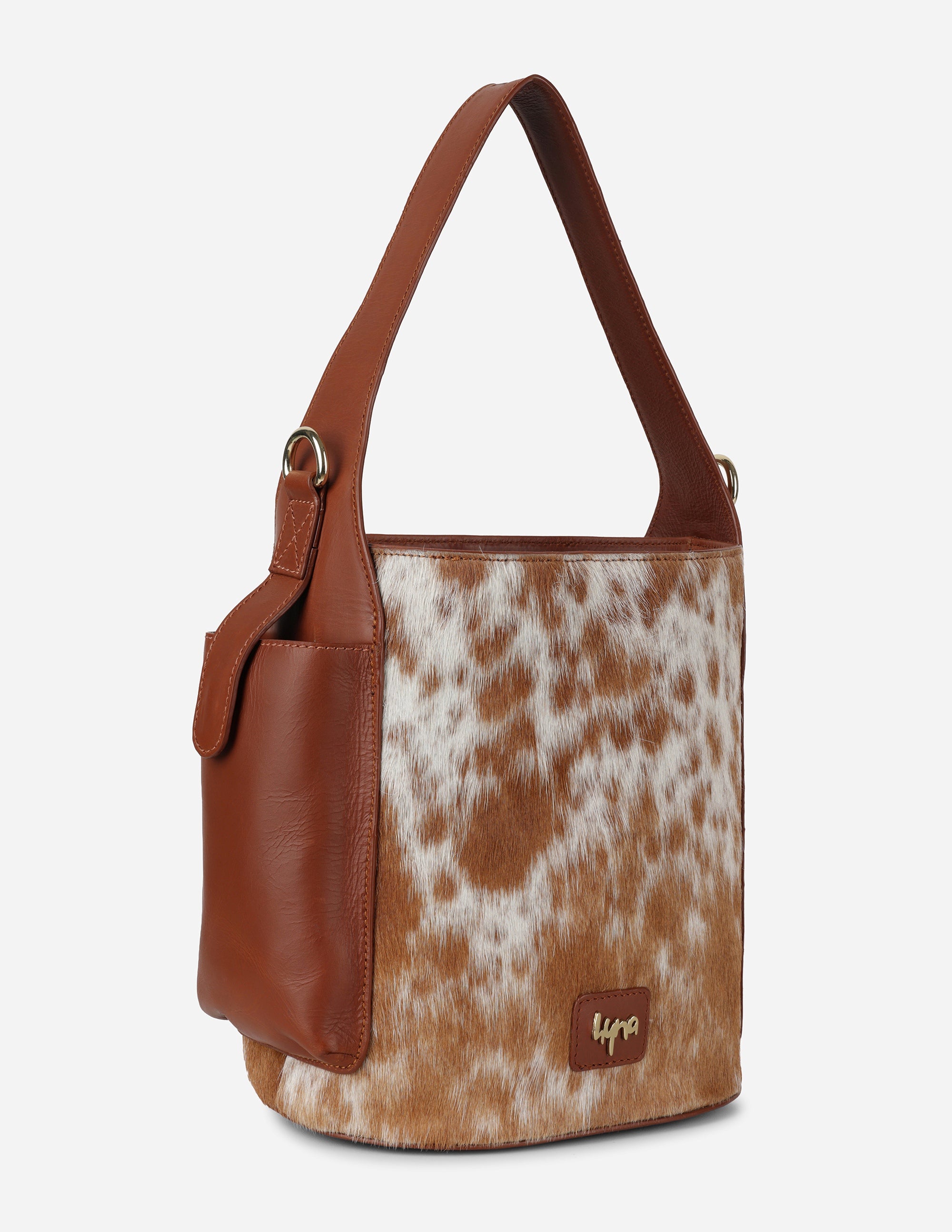 Hyna Nomad Bucket Bag (Natural Tan)
