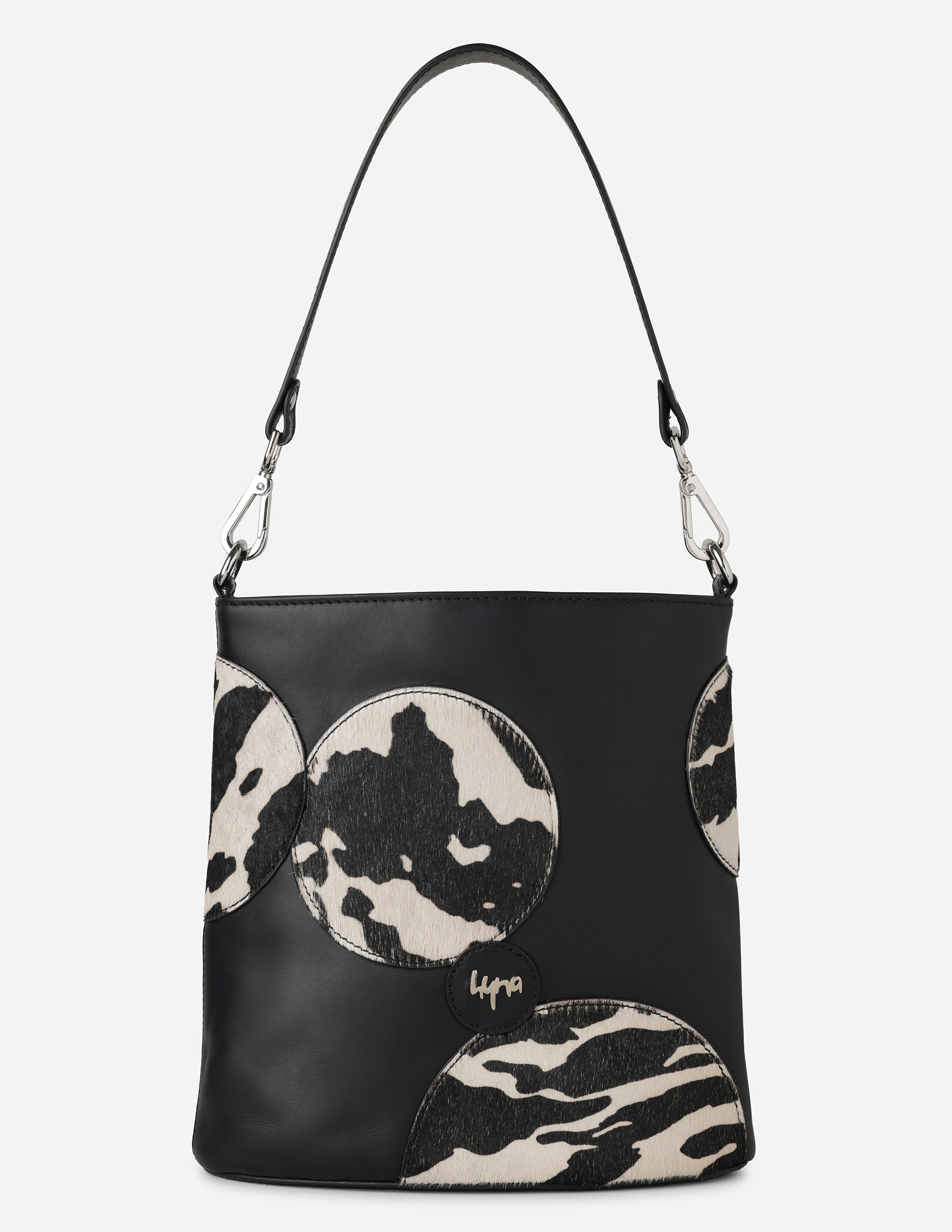 Hyna Miro Bucket Bag (B&W)