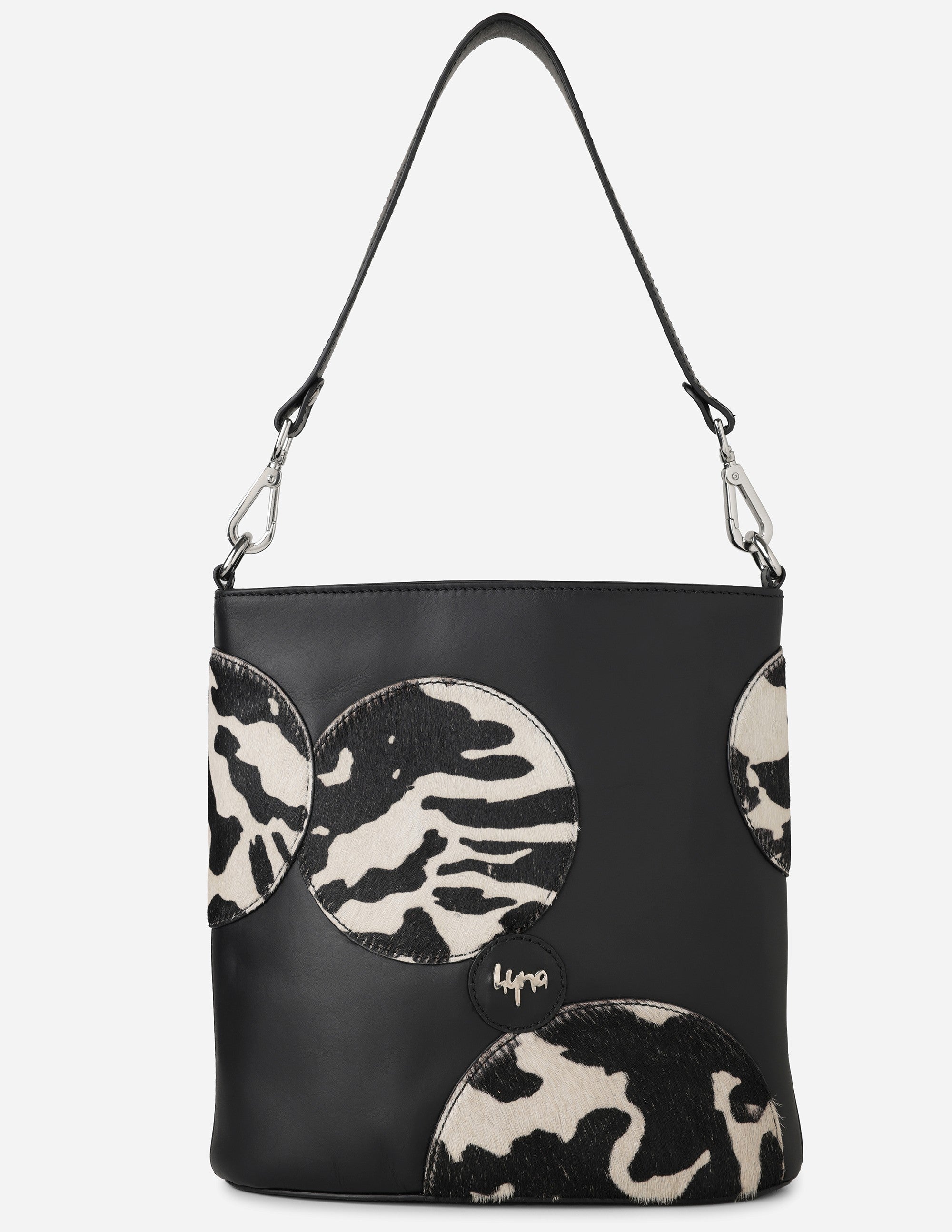 Hyna Miro Bucket Bag (B&W)