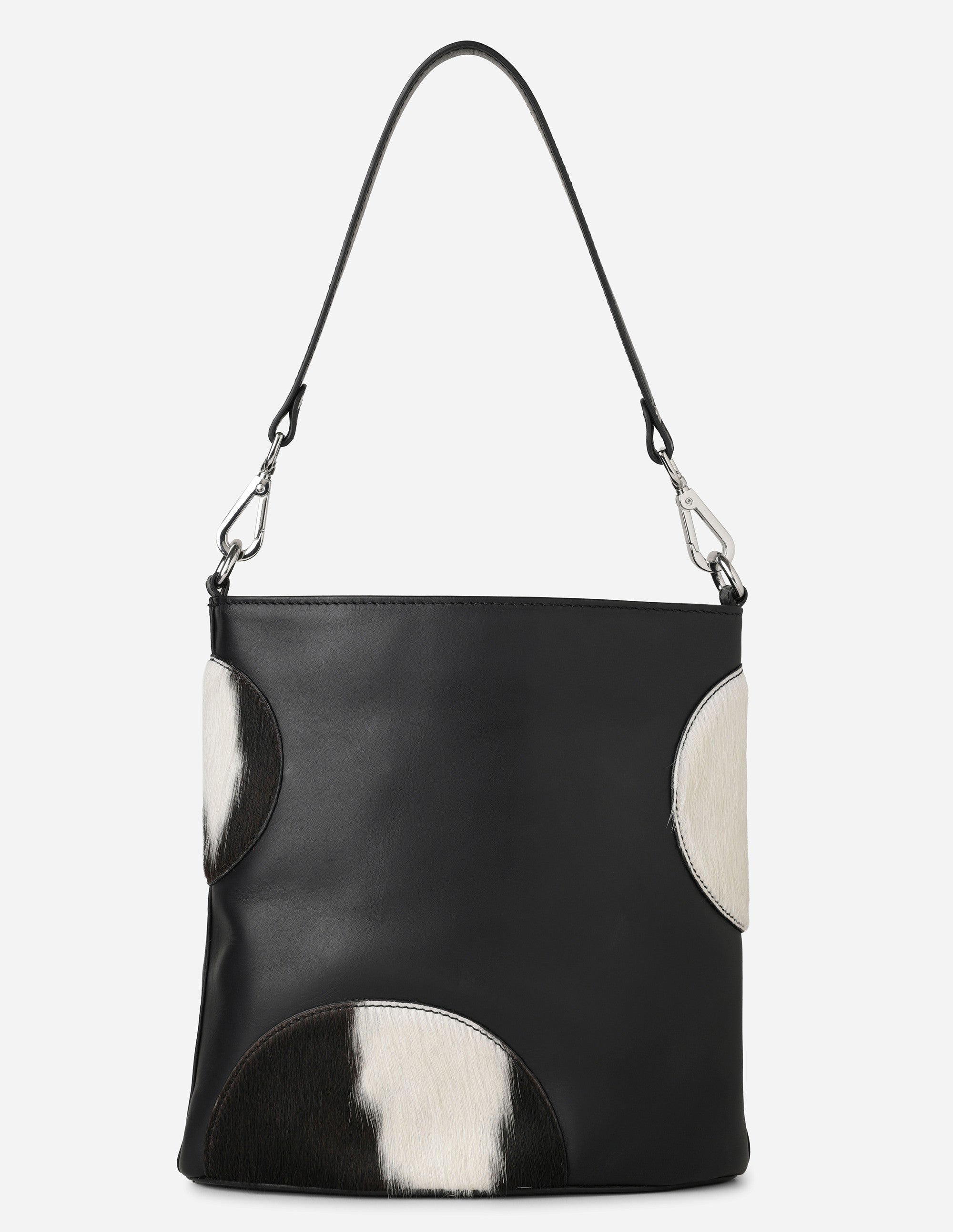 Hyna Miro Bucket Bag (Natural B&W)
