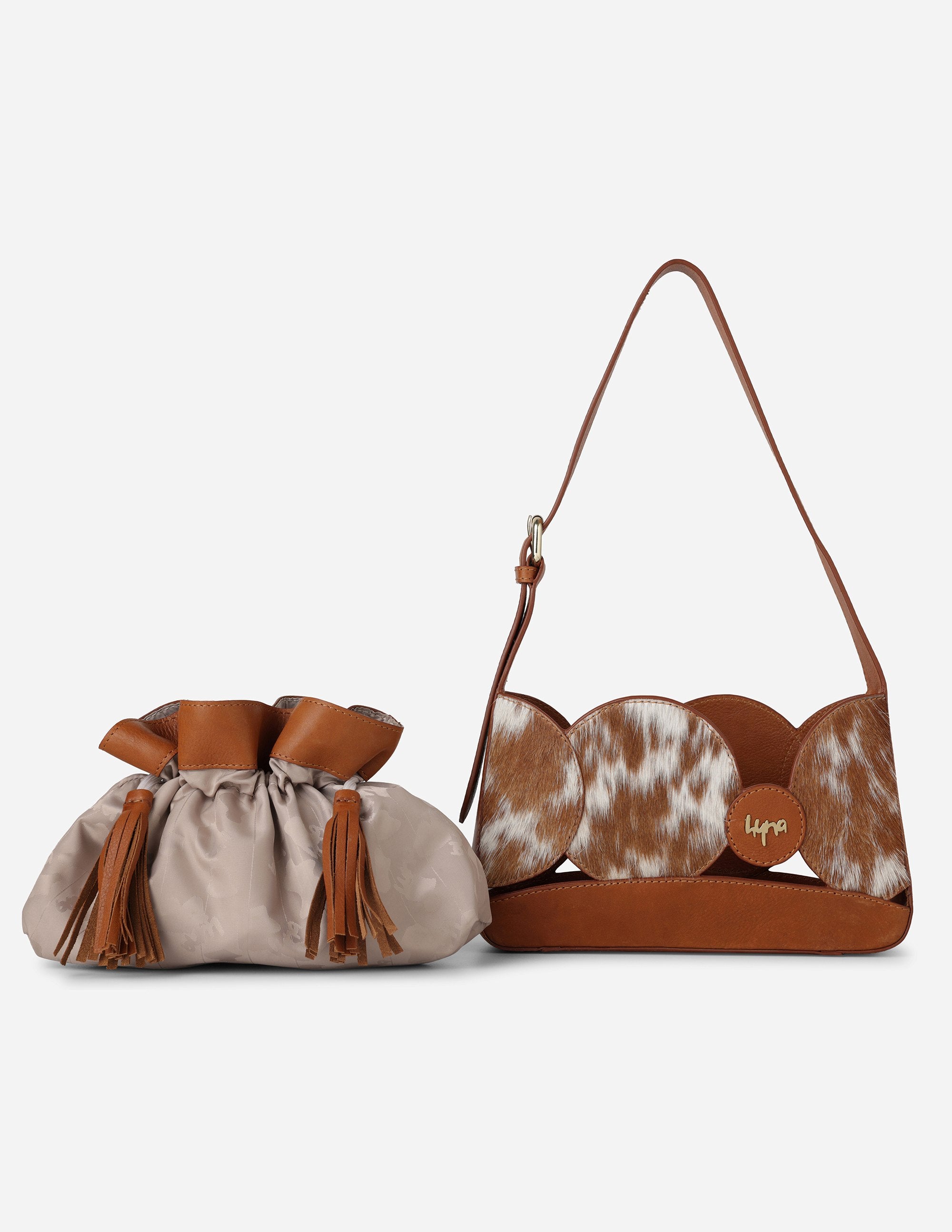 Hyna Bubble Muse Shoulder Bag (Natural Tan)